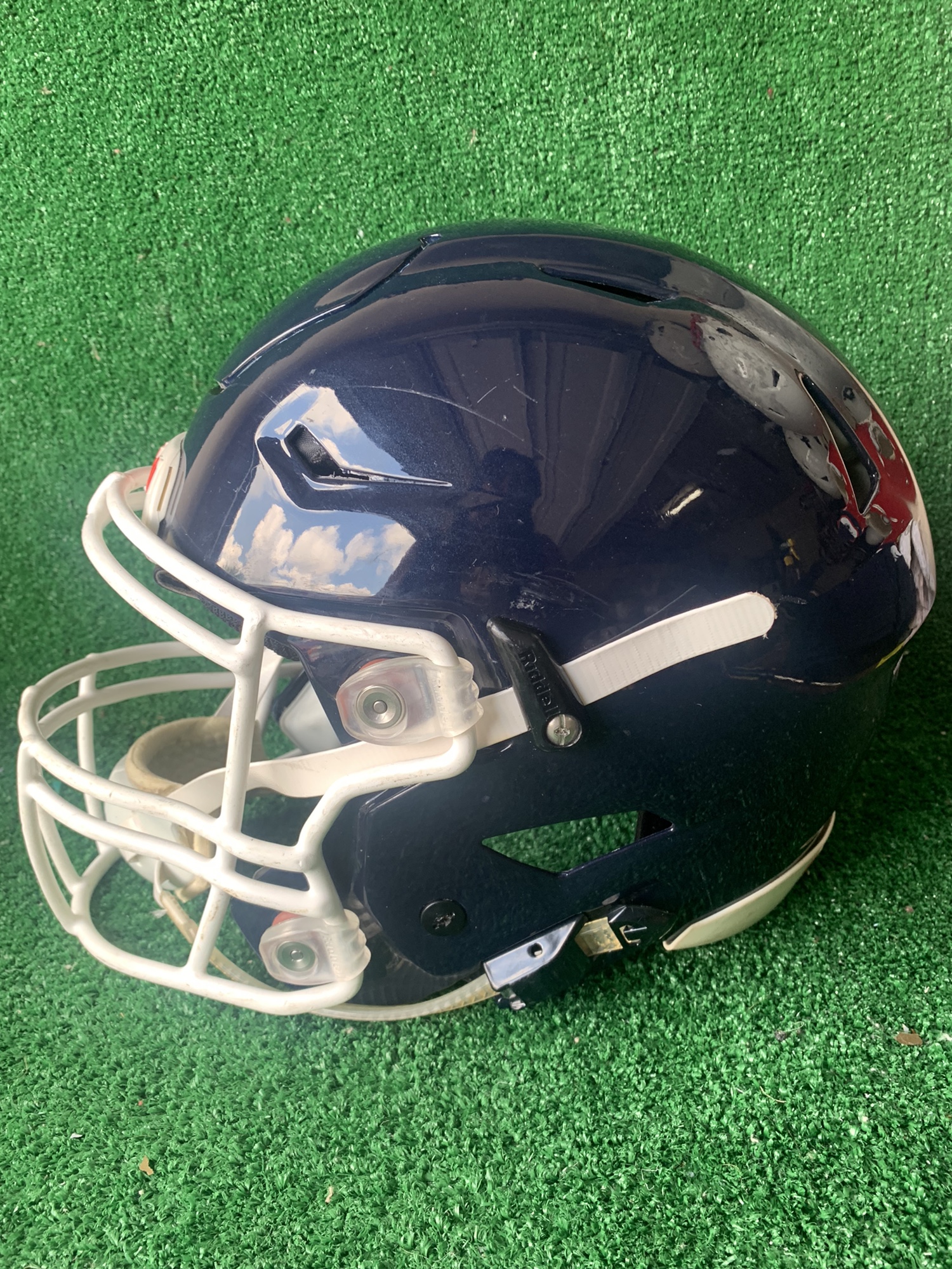 Adult XL Riddell Speedflex Football Helmet Navy Blue SidelineSwap