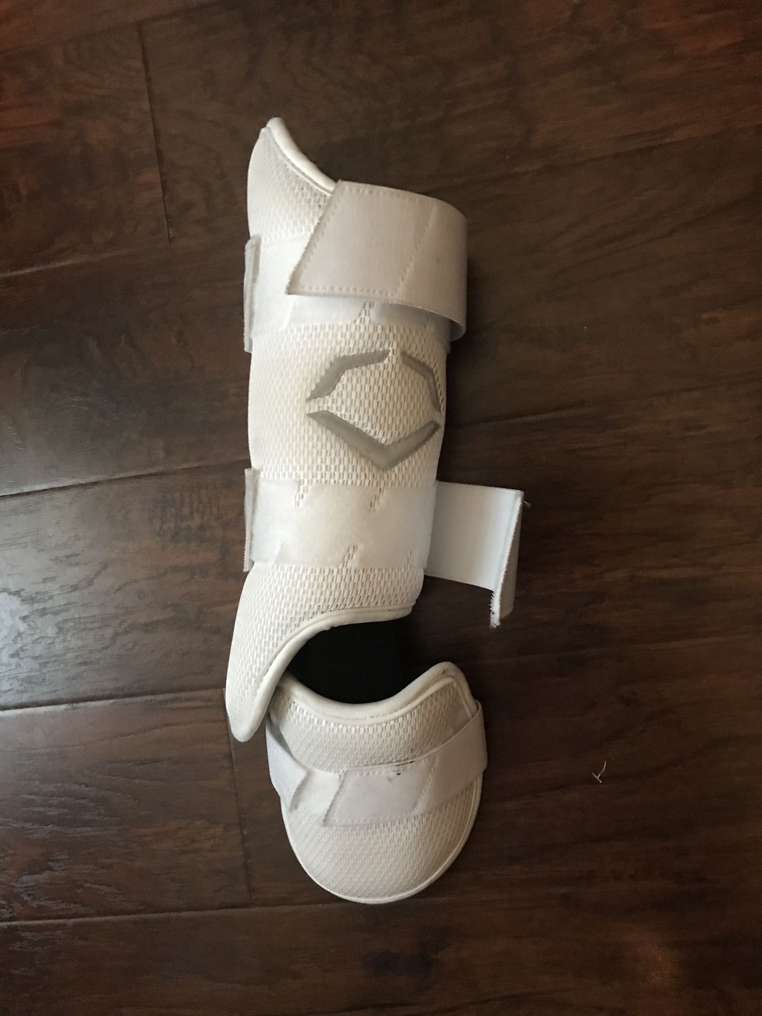 Adult White Evoshield Leg Guard for Right Handed Hitter SidelineSwap
