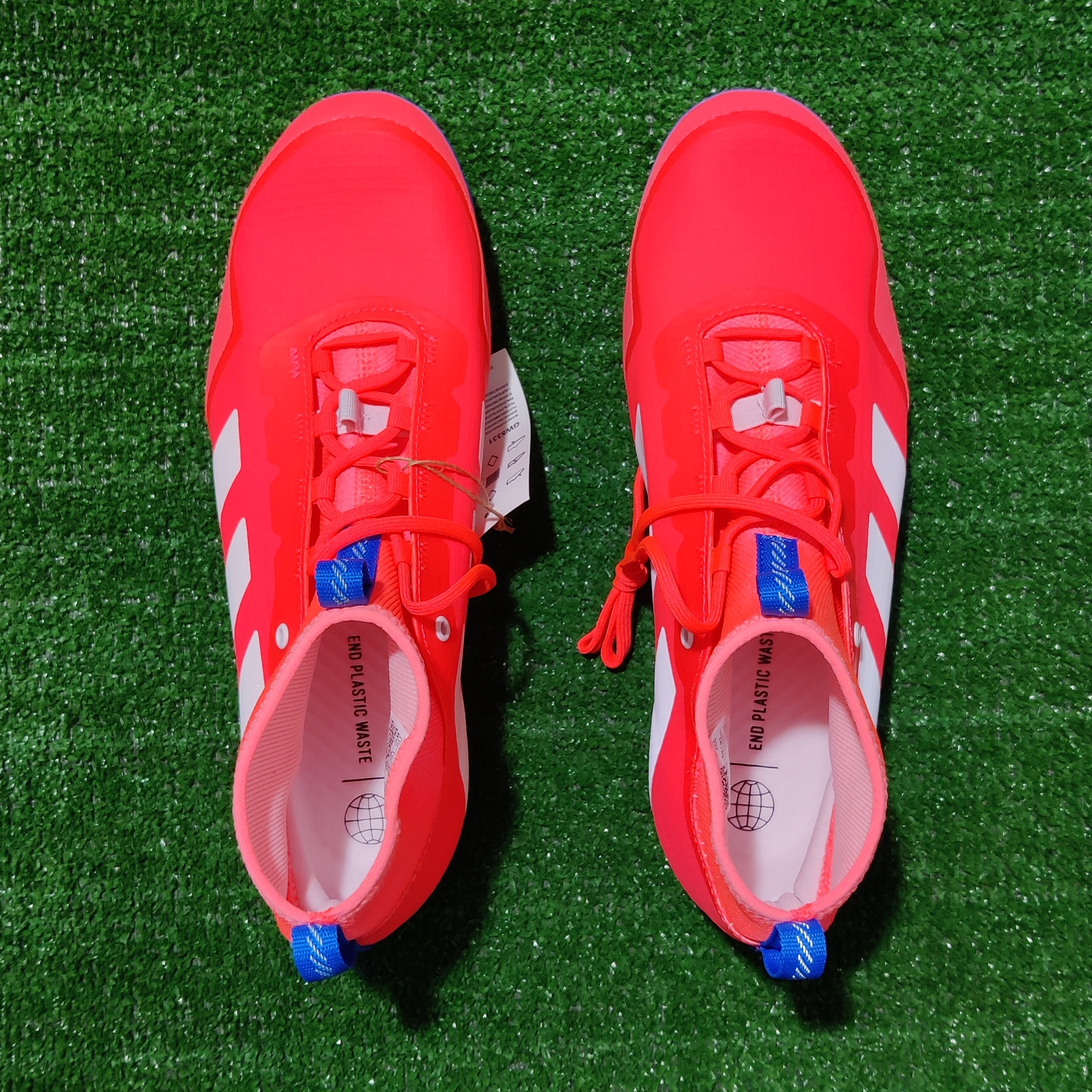 Adidas The Gravel Cycling Shoes Neon Pink Blue GW5331 Men's 8.5 Women's