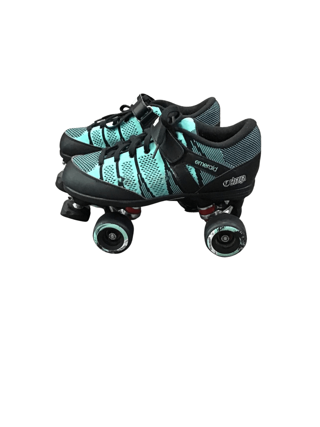 Used Chaya Emerald Quad Skates Senior 11 Inline Skates Roller And