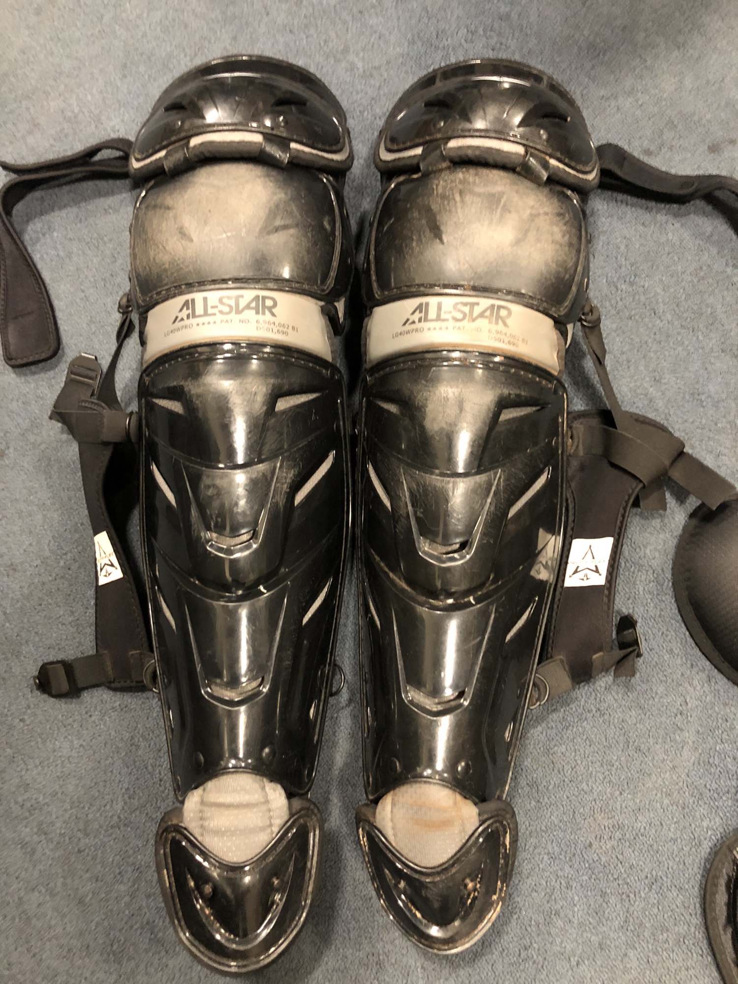 All star chest protector and leg guards and no errors catchers bag all