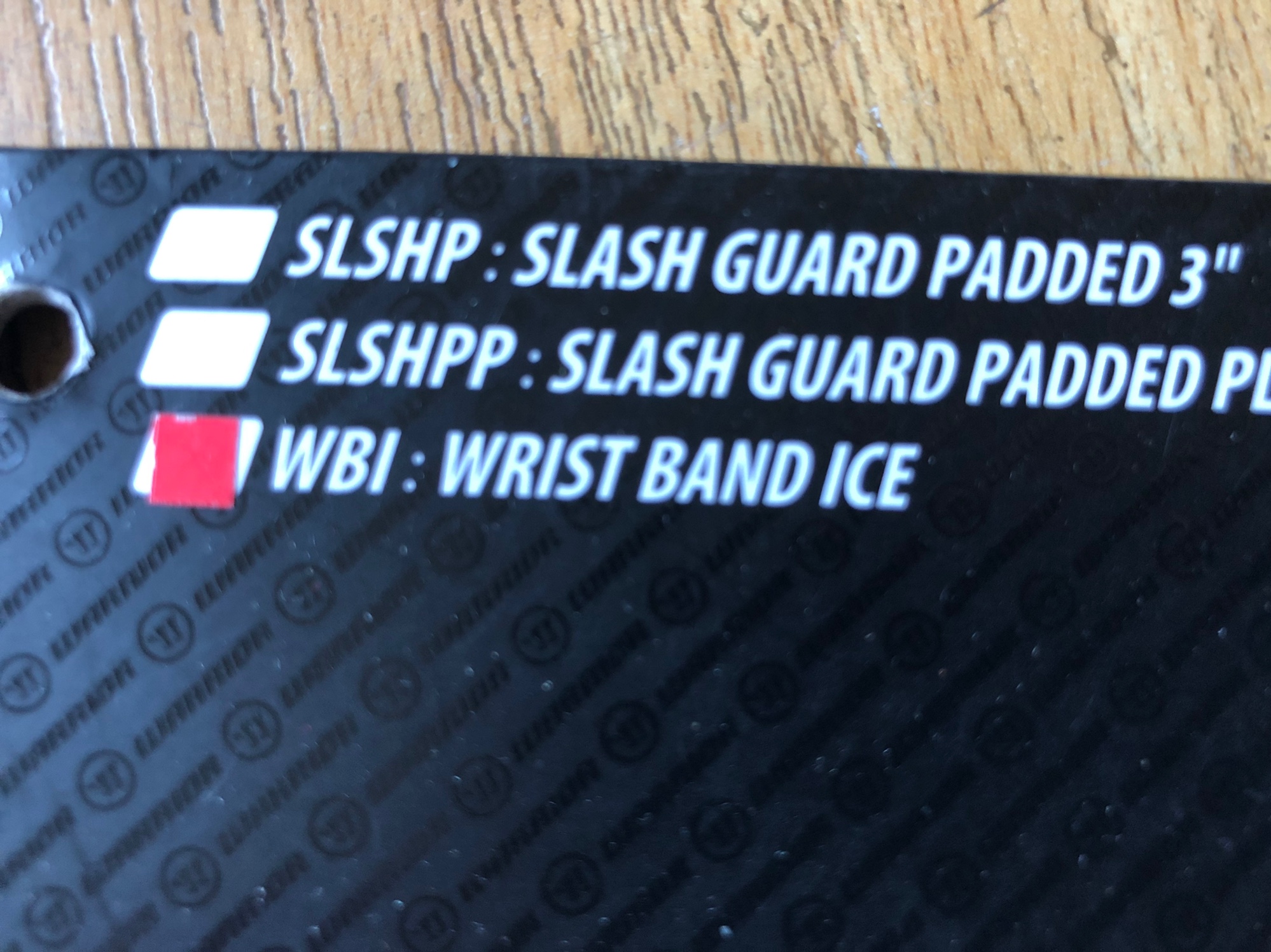 New Senior Warrior WRIST GUARDS COLOR RED OR NAVY OR BLK SidelineSwap