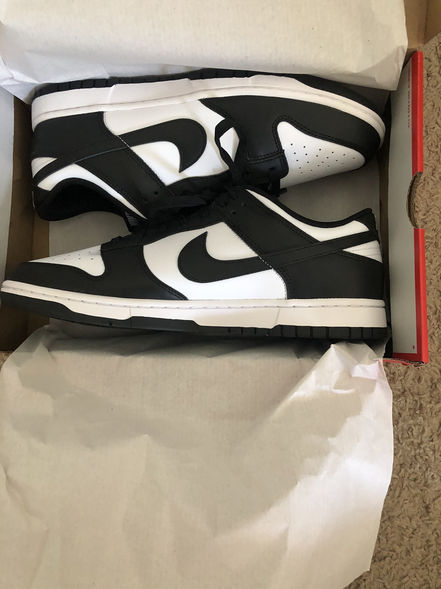 Nike Panda Dunk Low! Men Size 11.5! Brand New With Box! | SidelineSwap
