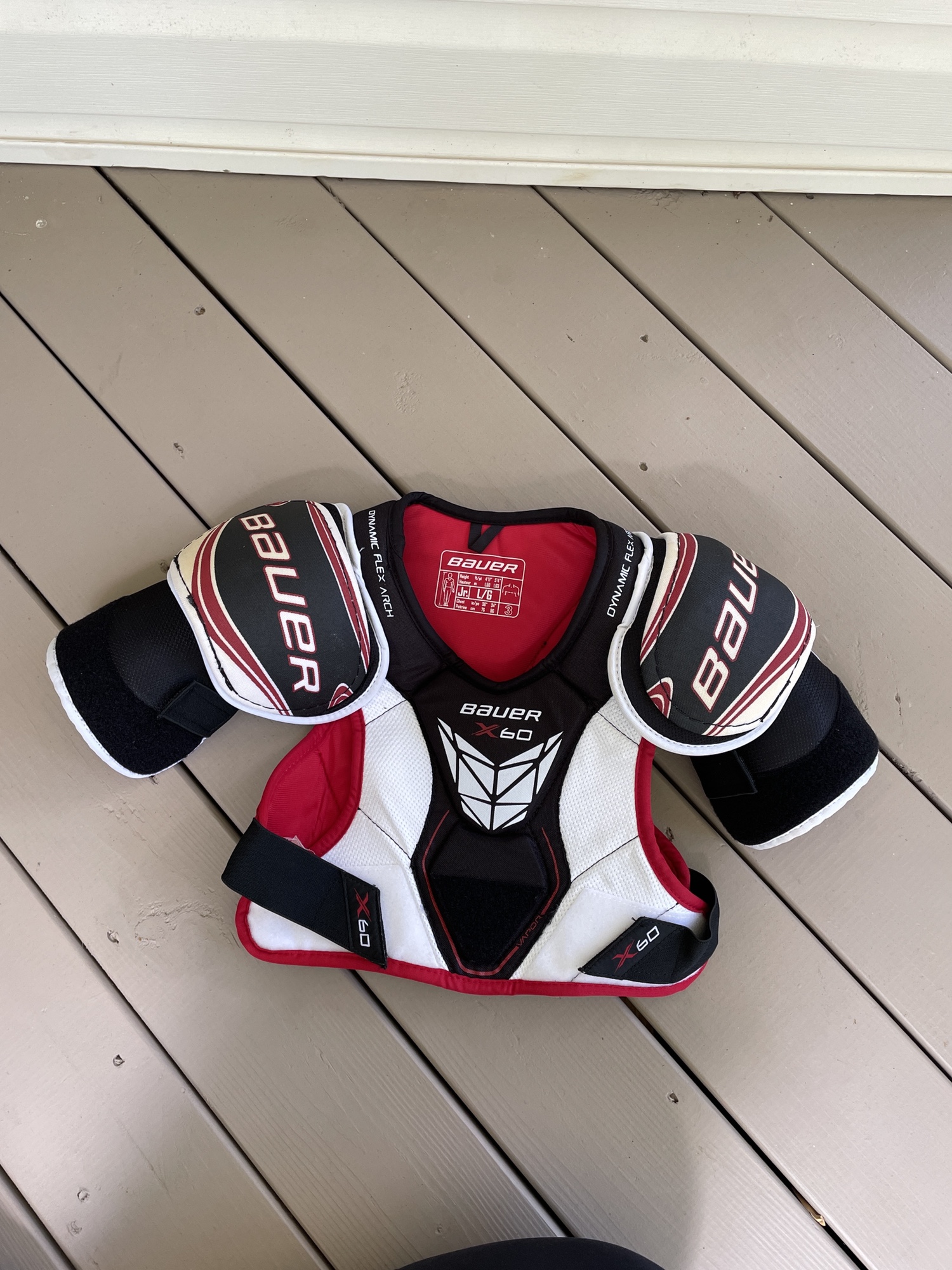 Bauer Junior X60 Hockey Player Shoulder Pads SidelineSwap