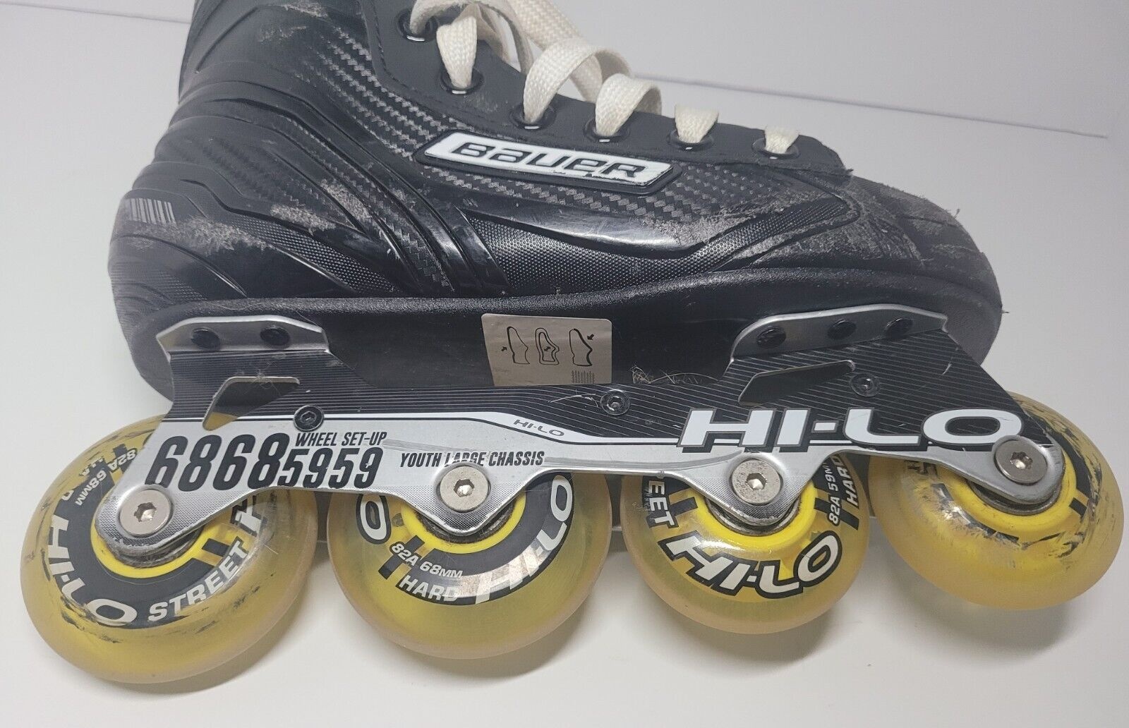 Used Bauer RS Inline Skates Size 2 SidelineSwap