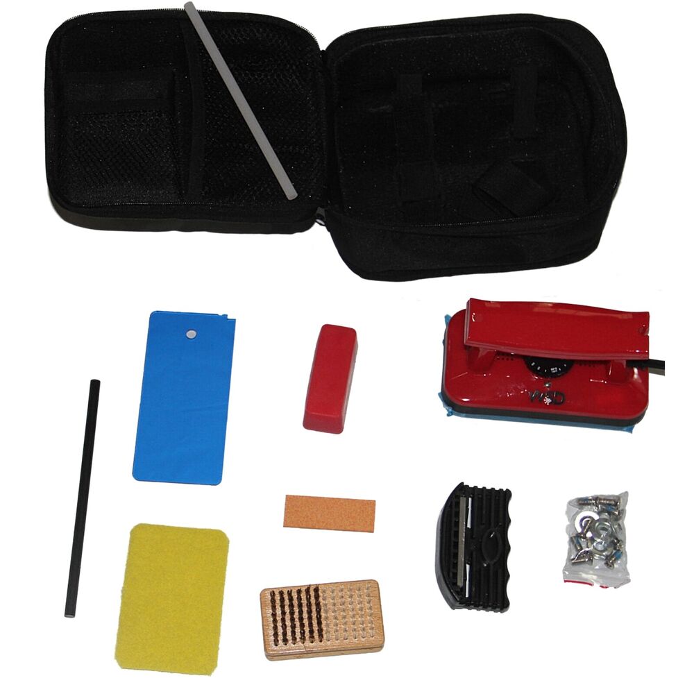 Ski Snowboard Tuning Kit tune waxing Iron red , wax, edger , ptex New