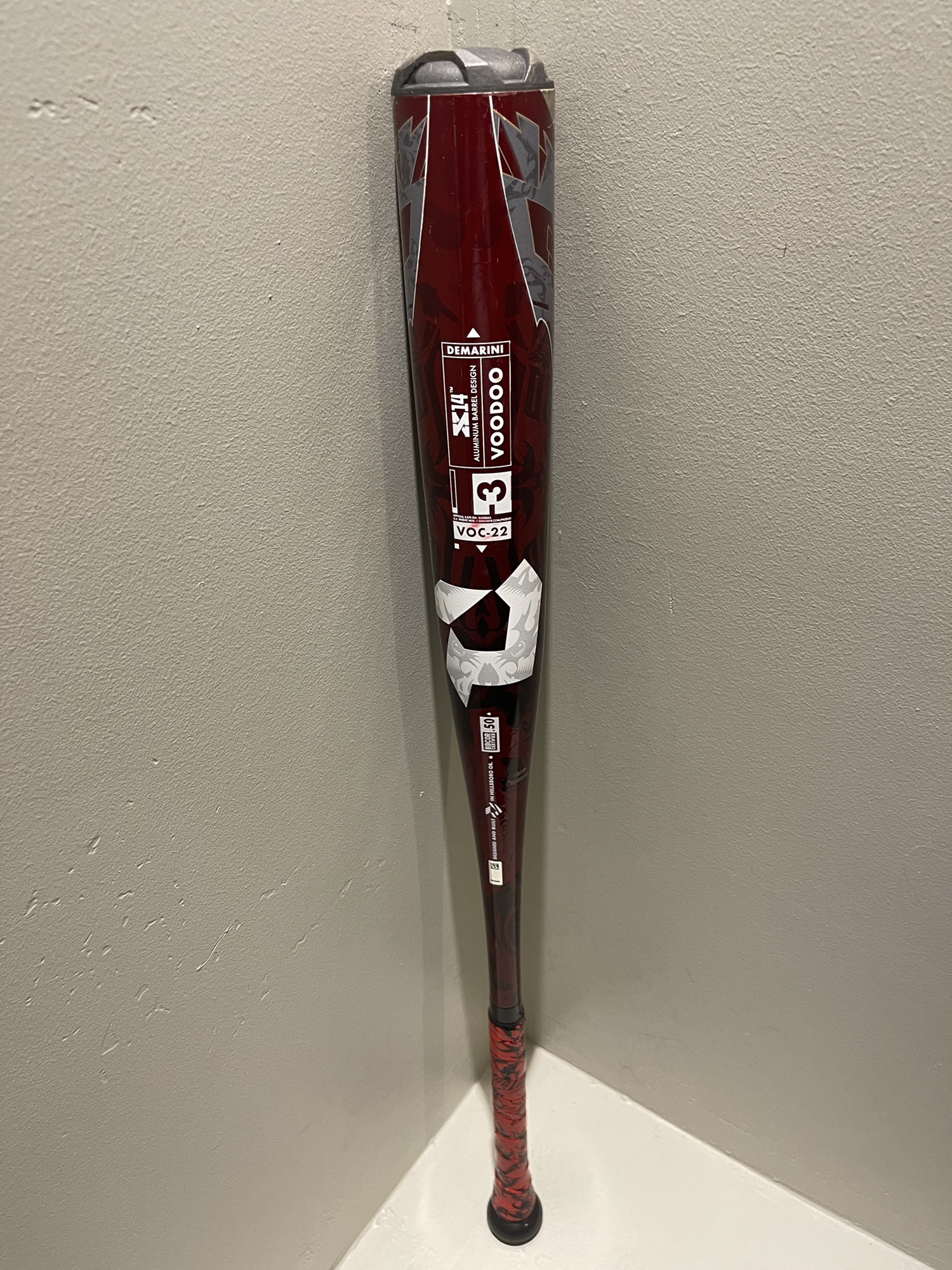 MINT! 2022 Demarini Voodoo One BBCOR Baseball Bat 32" / 29oz Drop 3