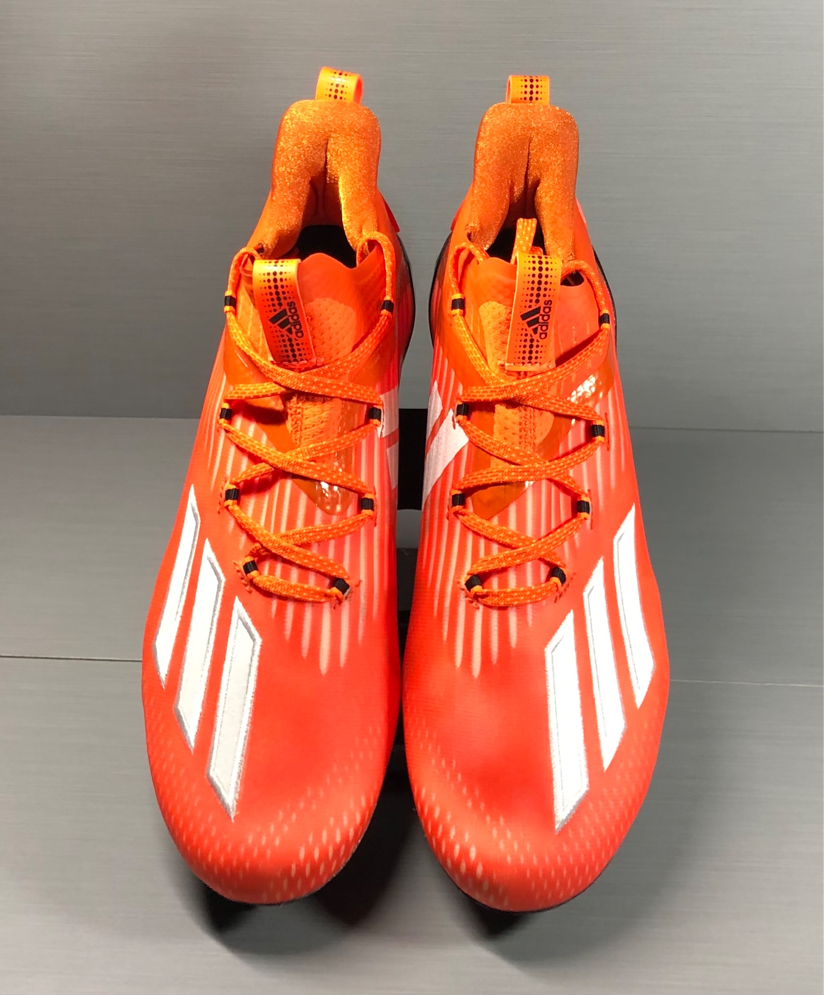 Adidas Adizero Football Cleats Orange EH1316 Men’s size 9 SidelineSwap