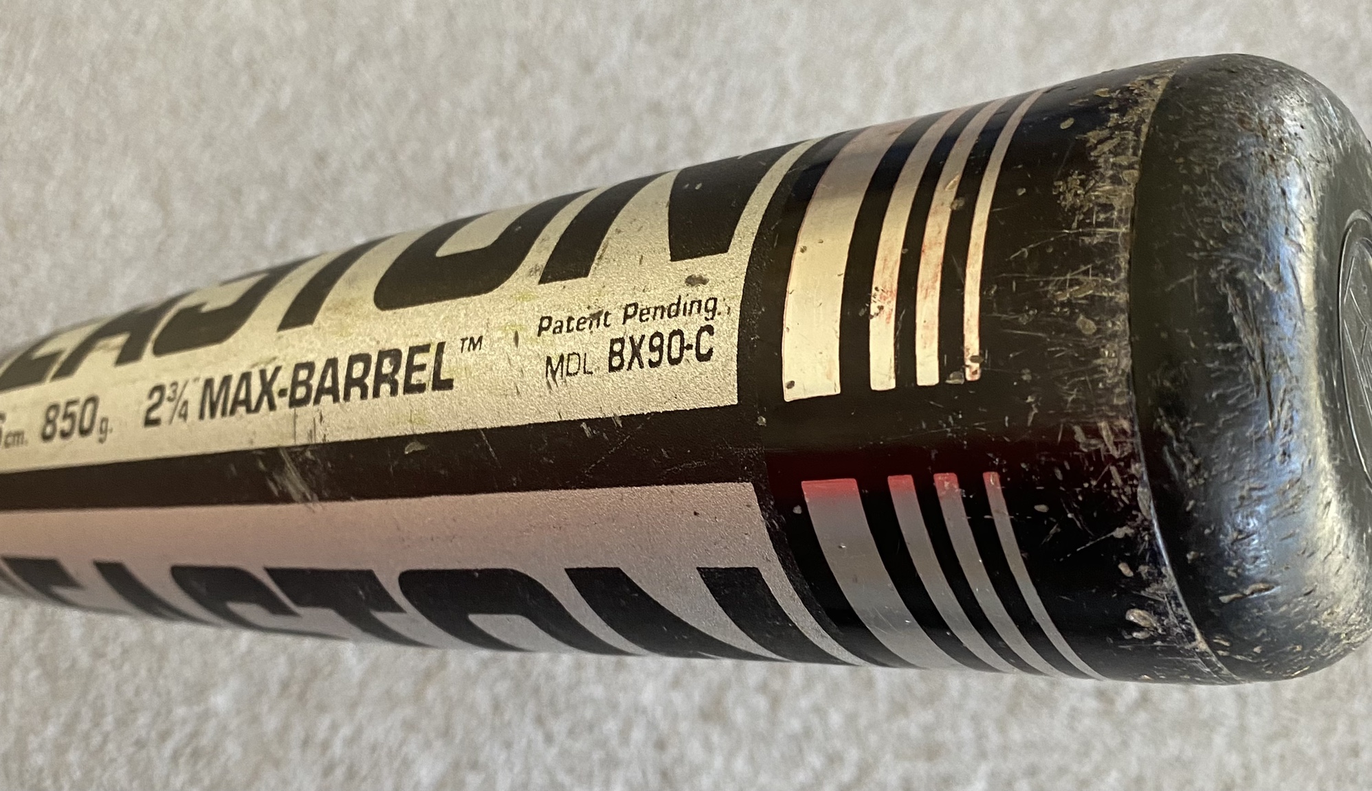 EASTON CCORE 34/30 Model BX90C Trampoline Alloy Baseball Bat 2 3/4