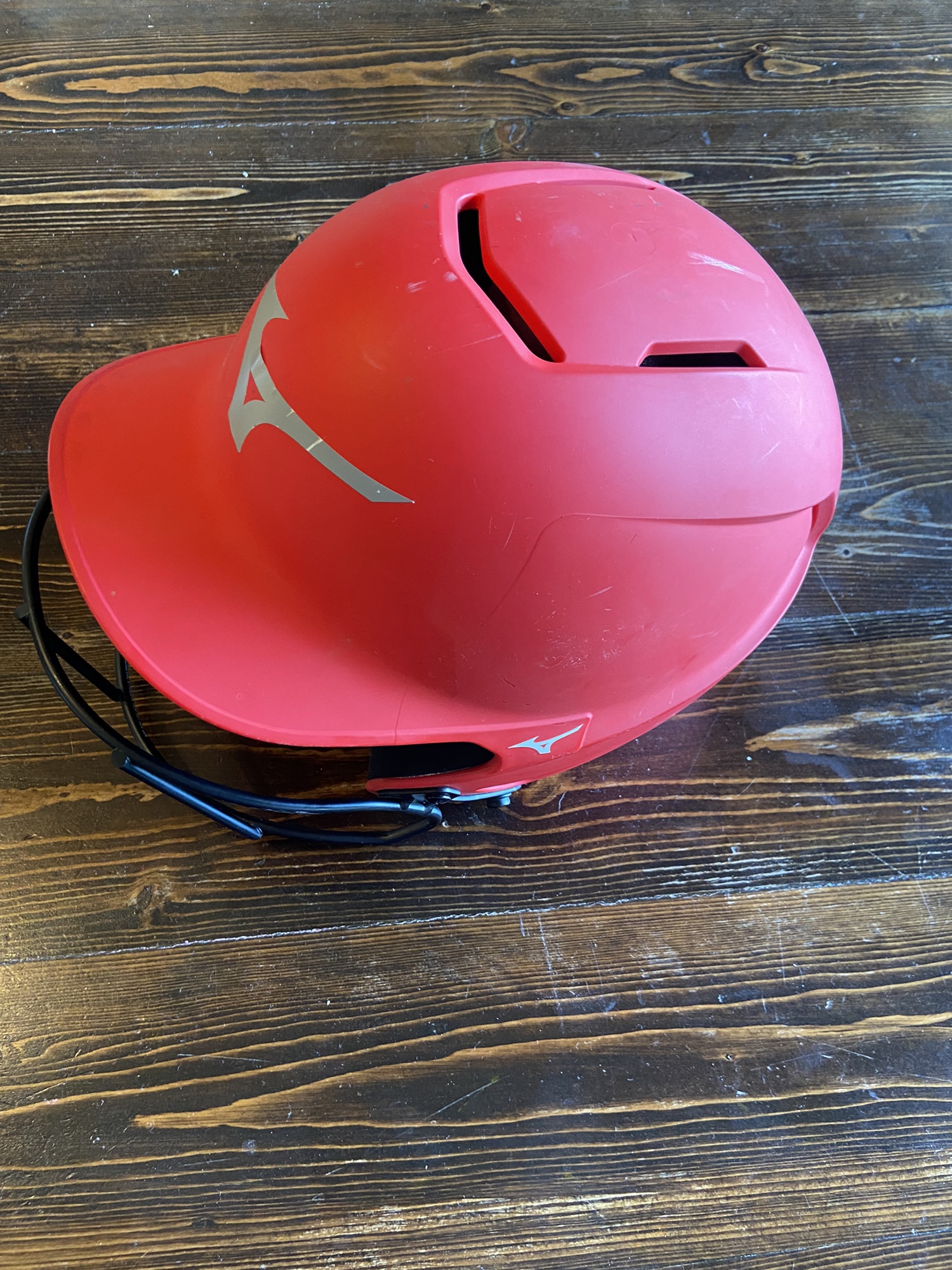 Mizuno F6 Softball Batting Helmet Red SidelineSwap