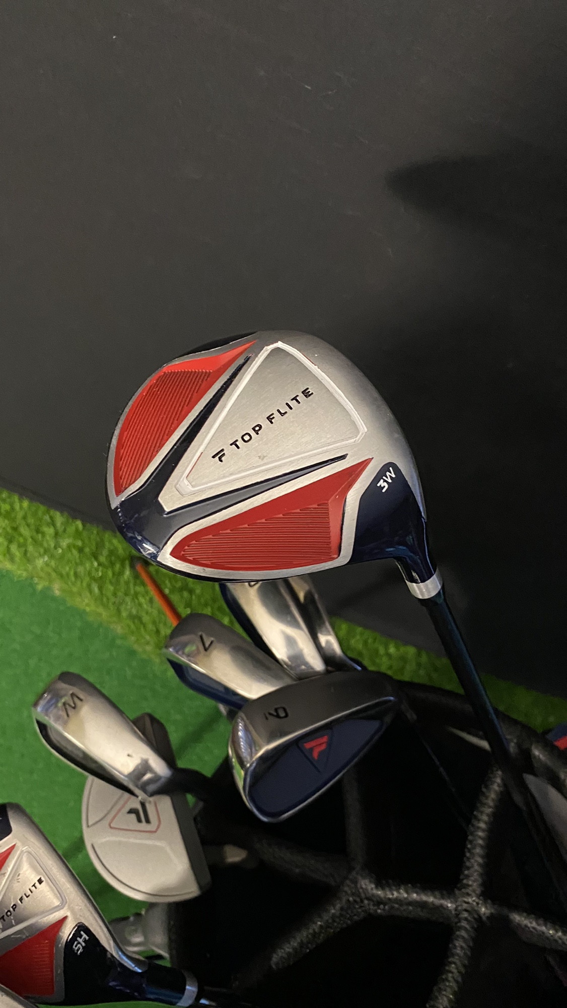 Topflite USA golf club complete set with Scimitar driver SidelineSwap