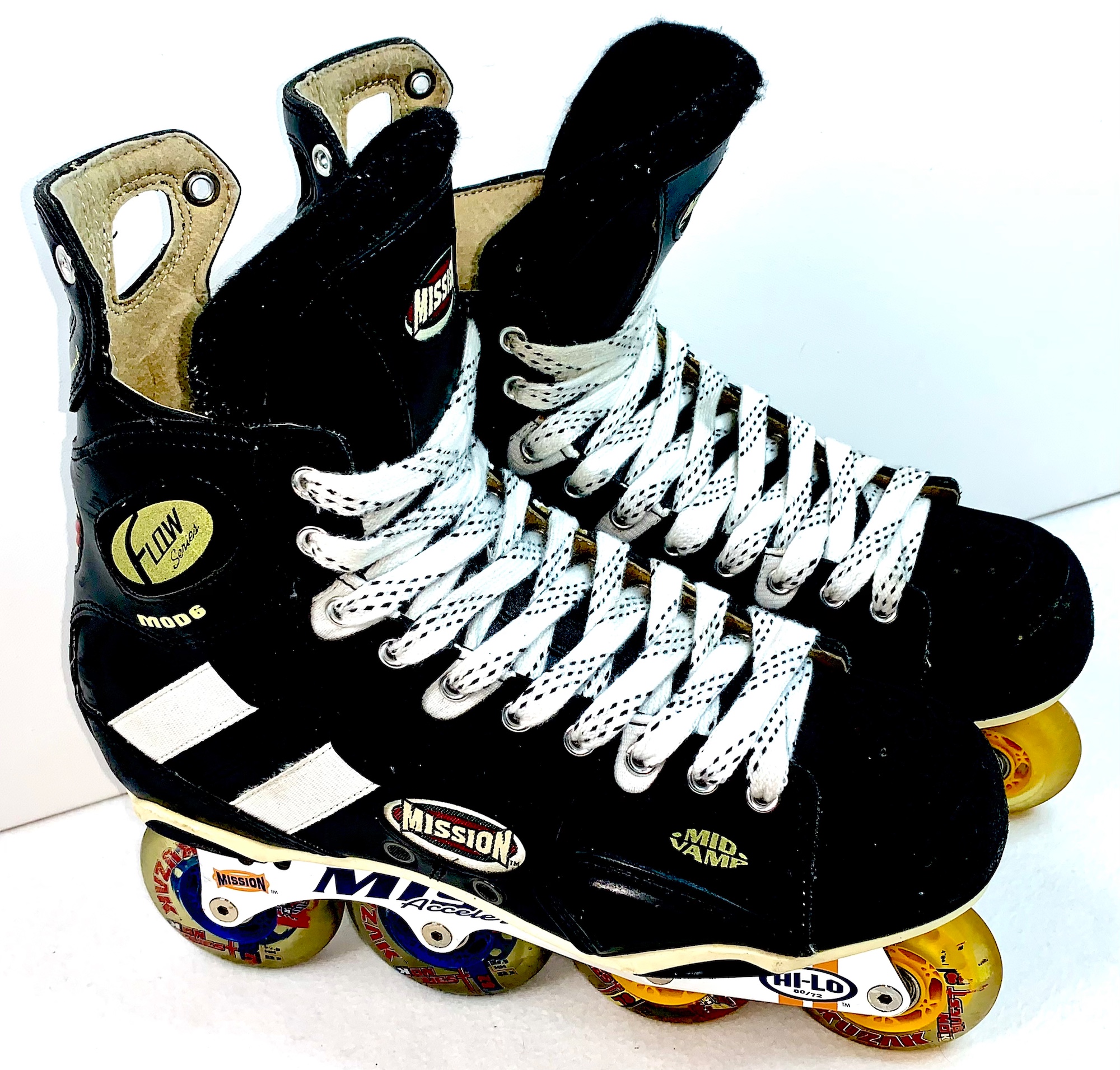 Mission Mod6 Accelerator Inline Hockey Roller Skates Size 11D (US Men