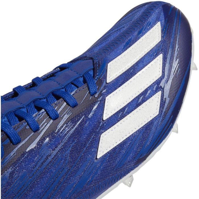 Adidas AdiZero 12.0 Football Cleats Blue White Men's Sz 10 SidelineSwap