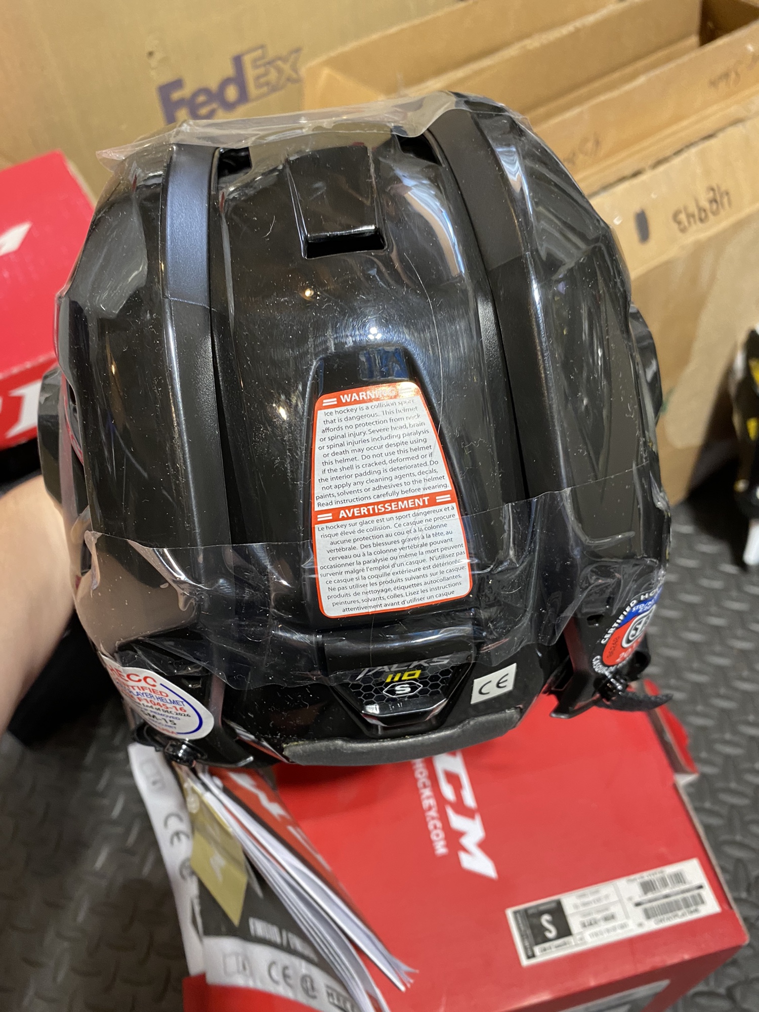 New Small CCM Tacks 110 Helmet Combo SidelineSwap
