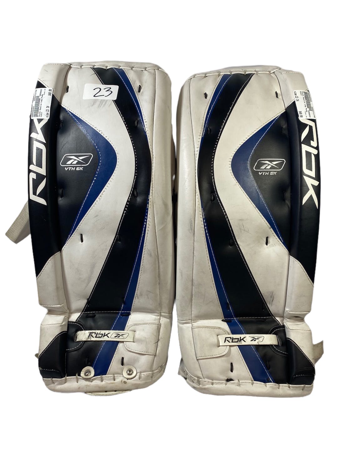 Used Reebok 6k 23" Goalie Leg Pads SidelineSwap