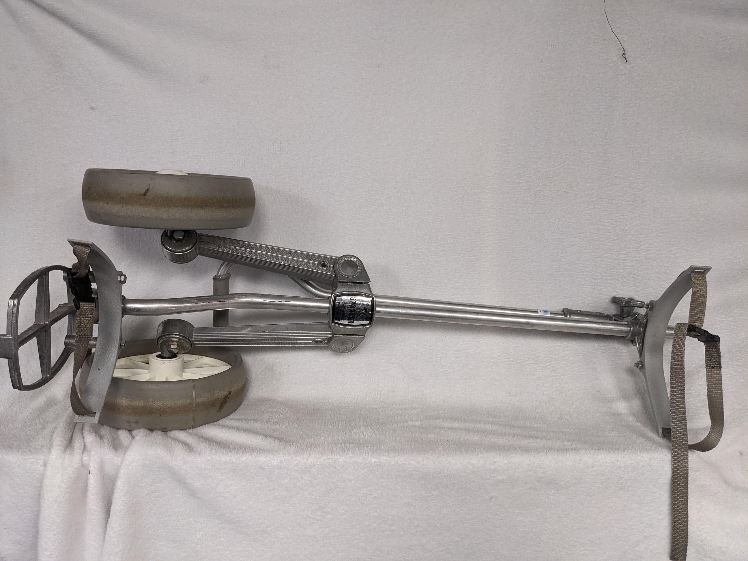 Bag Boy Spartan Golf Push Cart Bag Carrier Size 33 In Color Gray