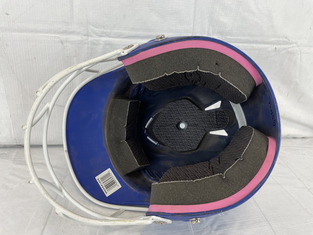 Used Worth Wbhr1 6 1 2 7 1 2 60mph Softball Batting Helmet W Mask