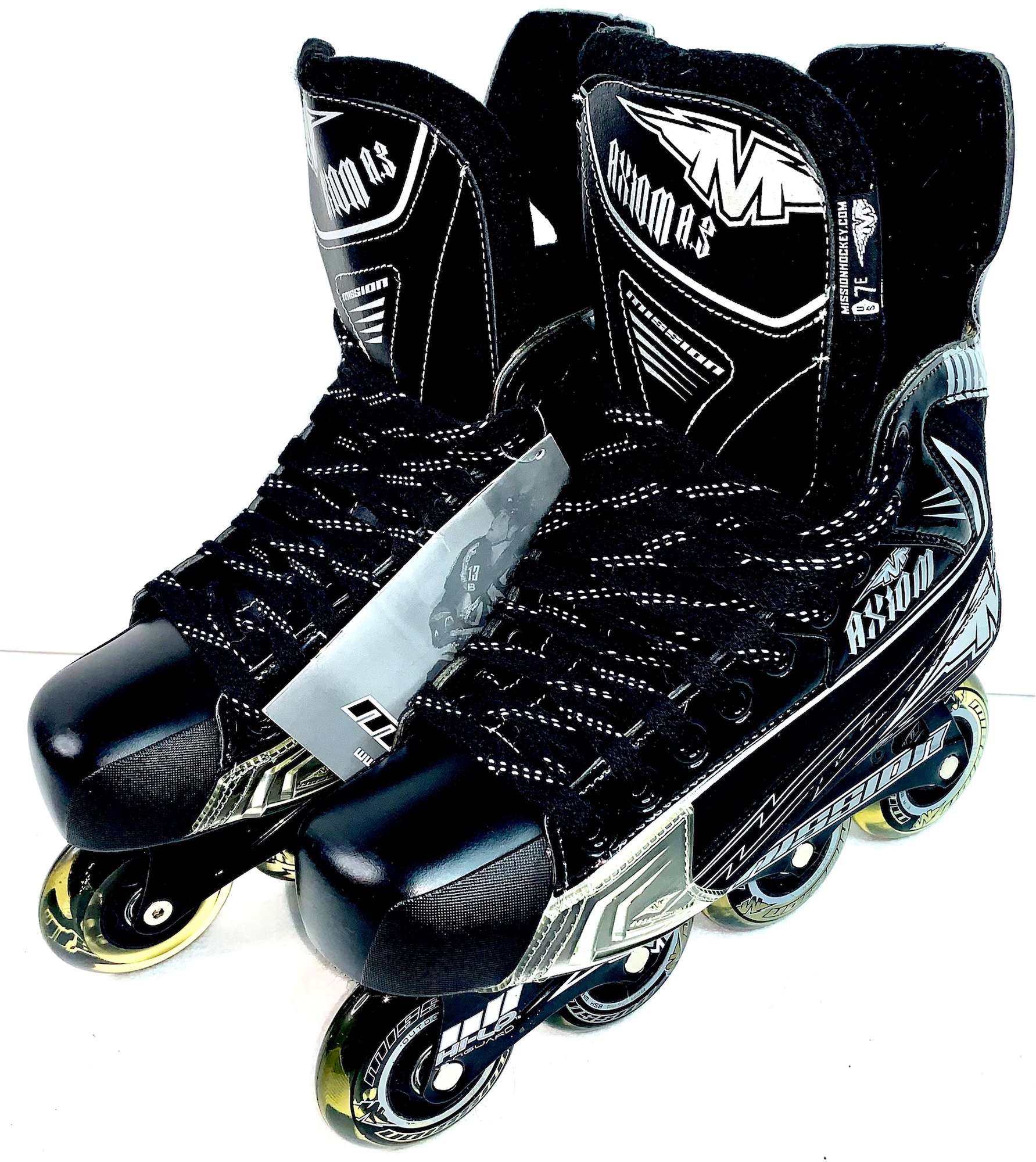 MISSION Axiom A3 Inline Hockey Roller Skates Size 7 E (8.5 US Men / 10