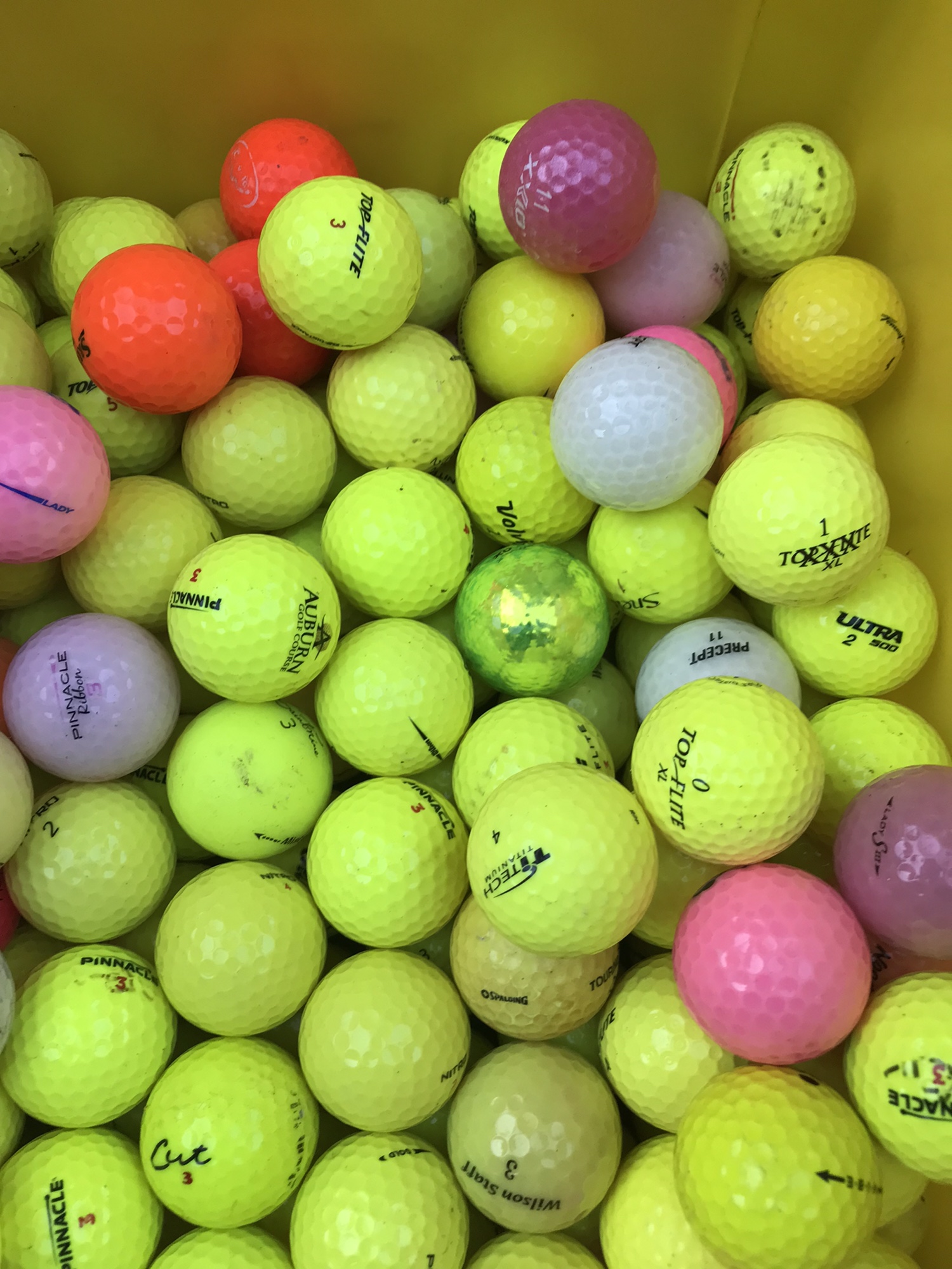 COLORED GOLF BALLS 4 DOZEN TOTAL!! 4A GRADE GOLF BALLS SidelineSwap