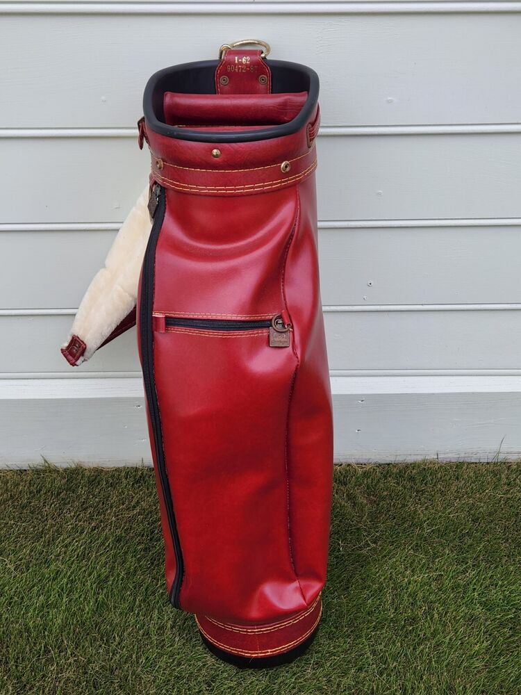 MacGregor Red Cart Golf Bag3way, 3 pockets with Cover SidelineSwap