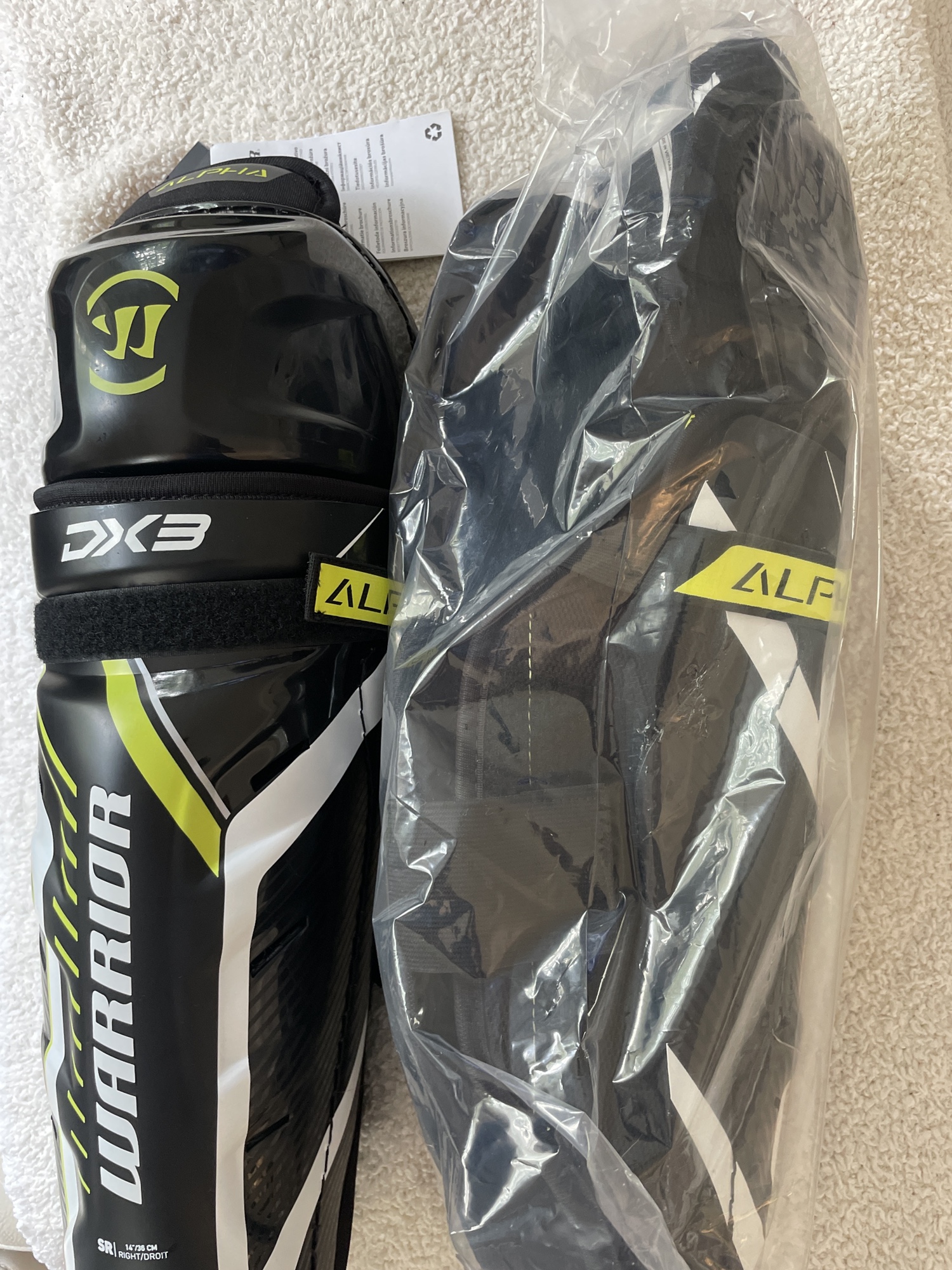 New Warrior Alpha DX3 Shin Pads SidelineSwap