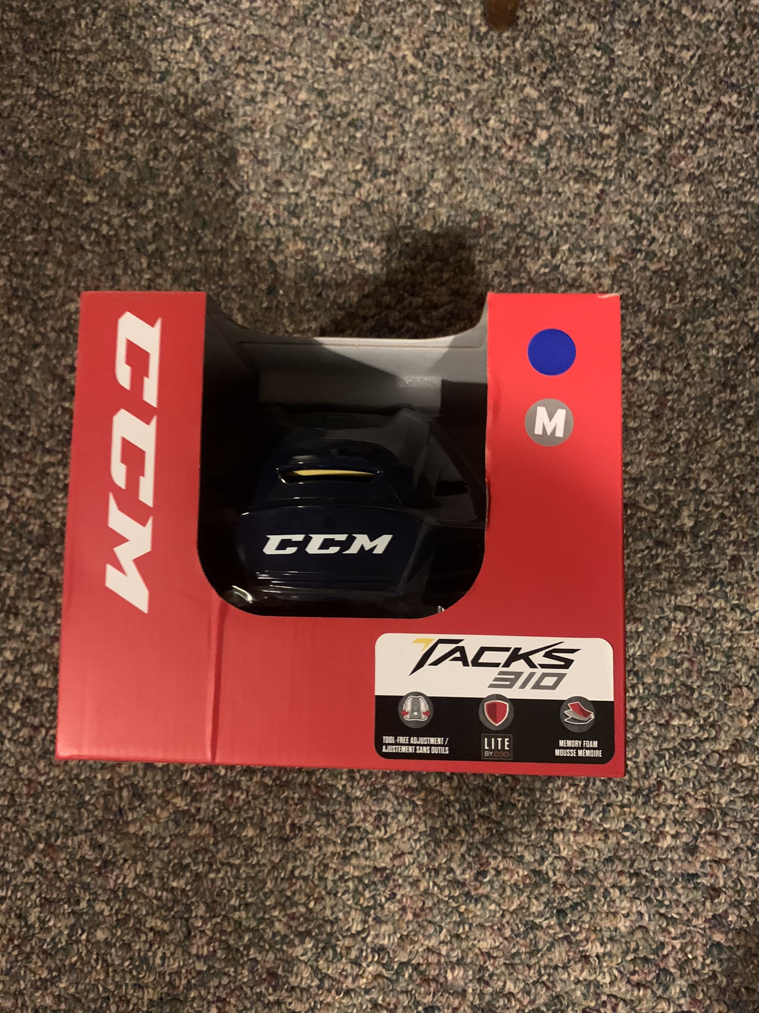 New Medium CCM Tacks 310 Helmet SidelineSwap