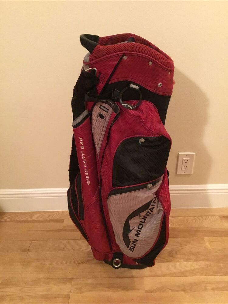Sun Mountain Speed Cart Golf Bag with 7way Dividers & Rain Cover