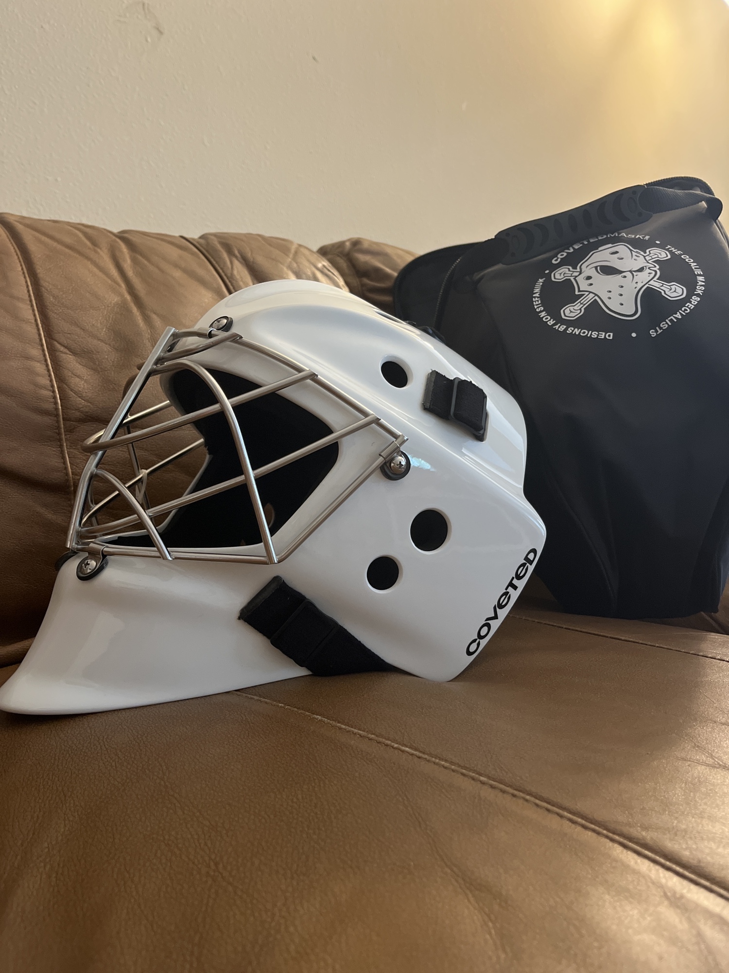 NEW SR Coveted Mask Pro Stock Goalie Mask | SidelineSwap