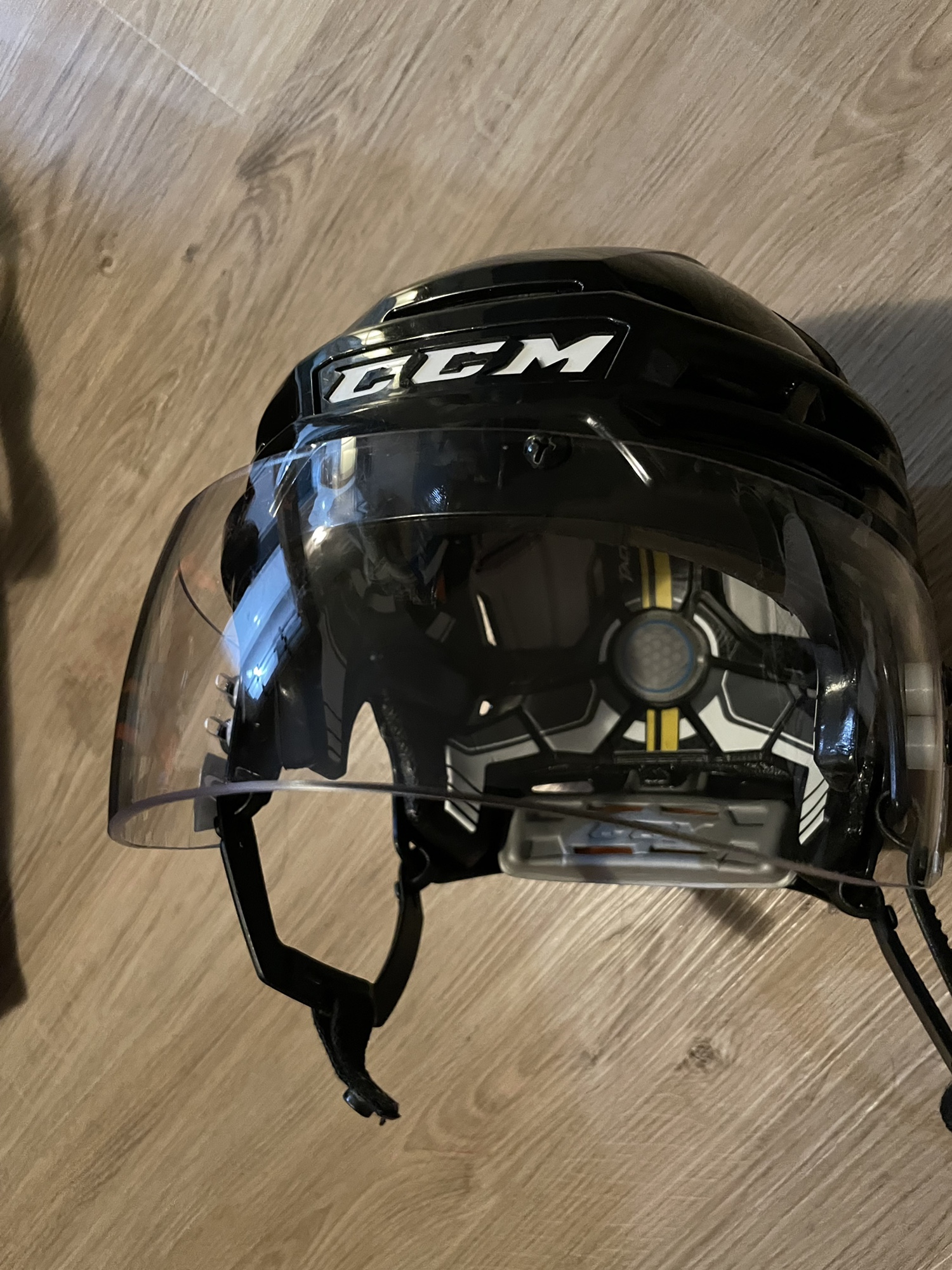 Pro stock ccm 710 helmet w/ oakley visor SidelineSwap