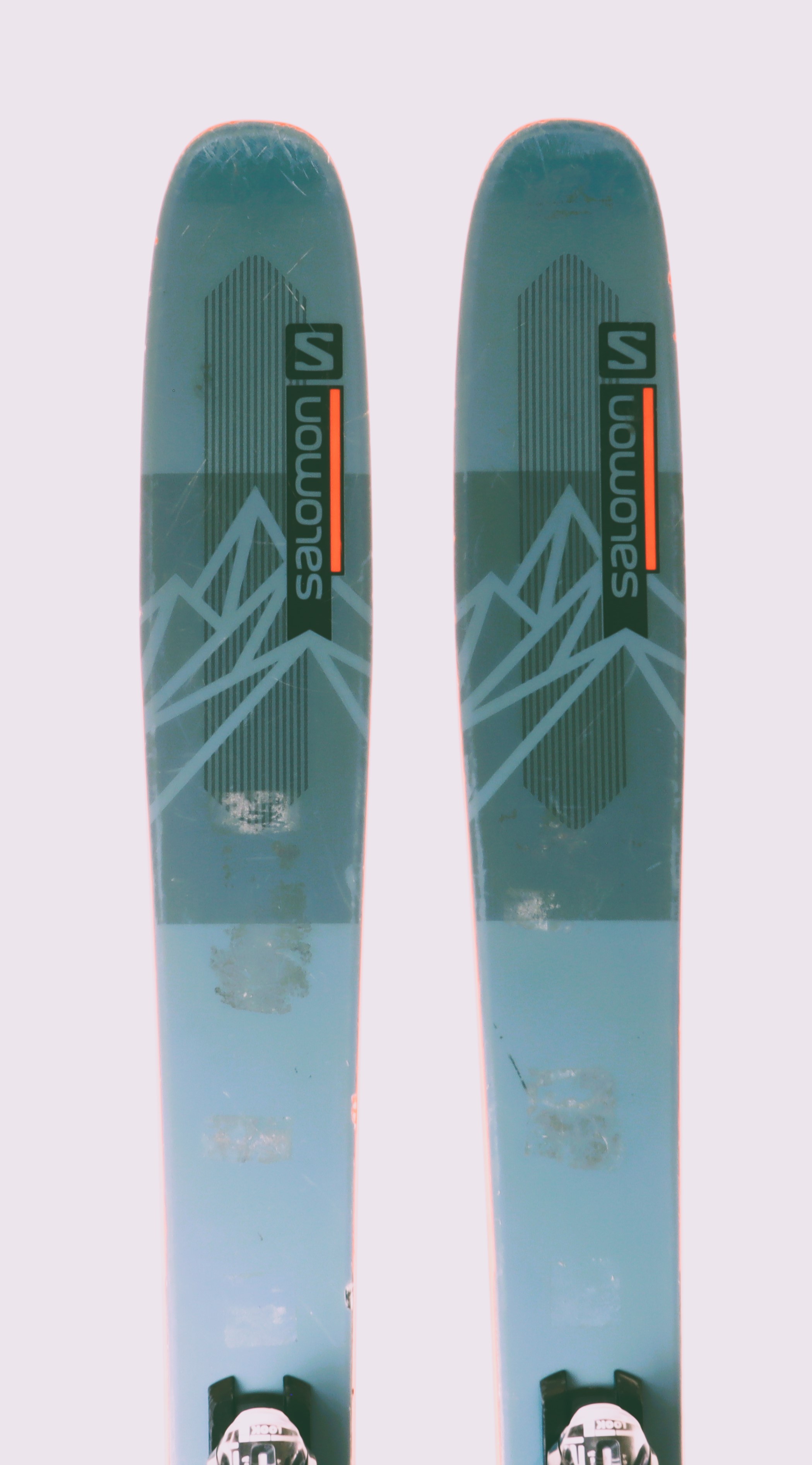 Used 2022 Salomon QST 98 skis w/ Look NX 12 bindings, Size 176 (Option