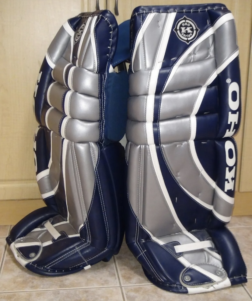 KOHO GOALIE PADS NEW BY LEFEBVRE EXTREMELY RARE GEM 33" 580 SERIES