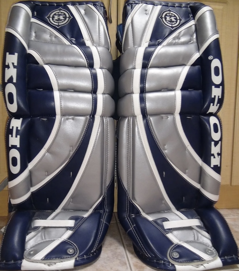 KOHO GOALIE PADS NEW BY LEFEBVRE EXTREMELY RARE GEM 33" 580 SERIES