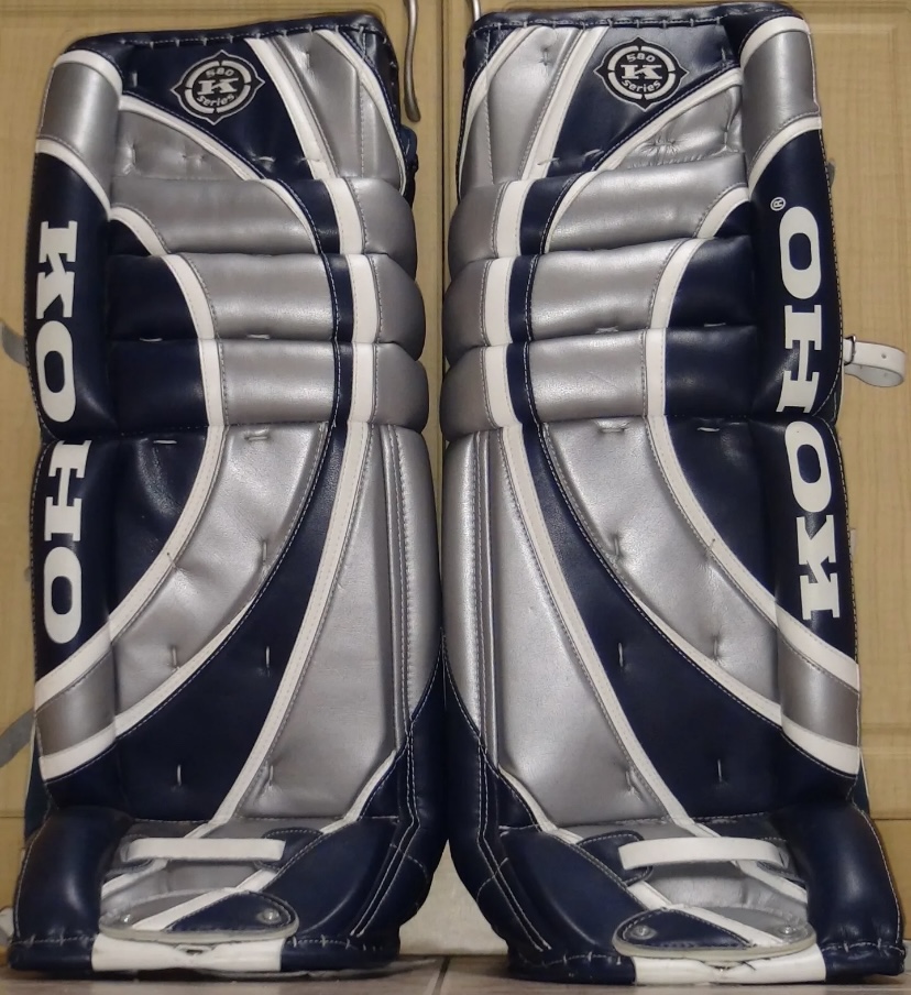 KOHO GOALIE PADS NEW BY LEFEBVRE EXTREMELY RARE GEM 33" 580 SERIES