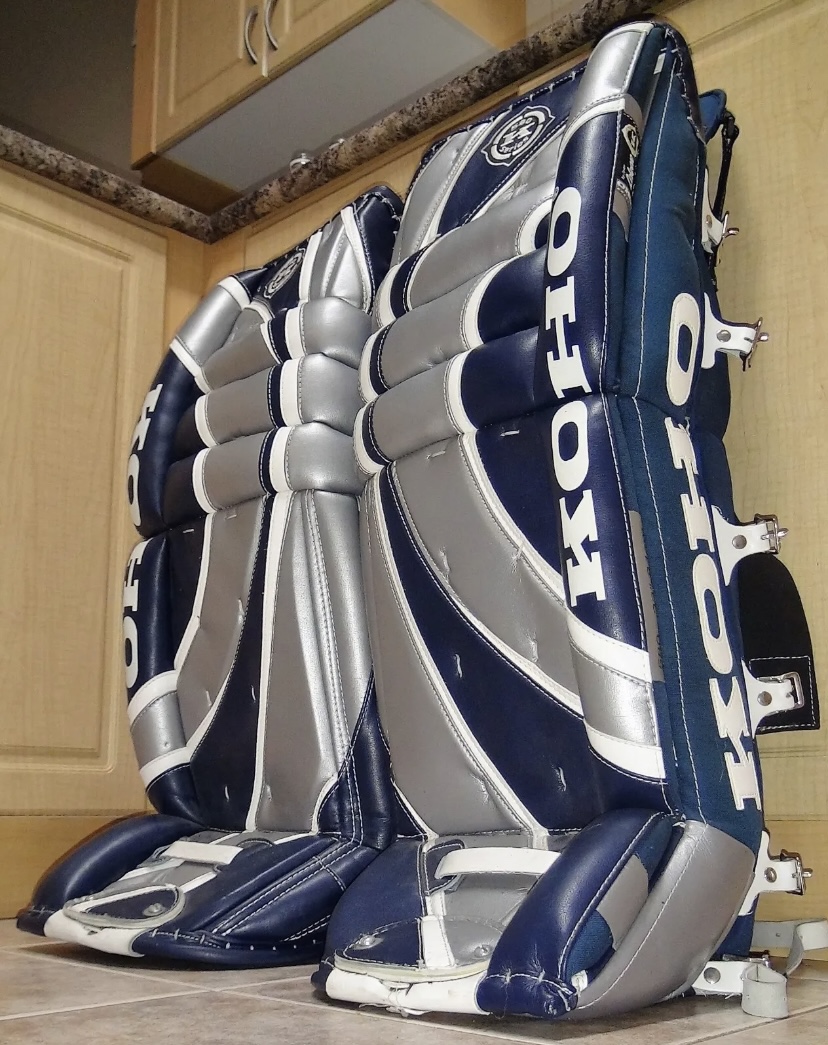 KOHO GOALIE PADS NEW BY LEFEBVRE EXTREMELY RARE GEM 33" 580 SERIES