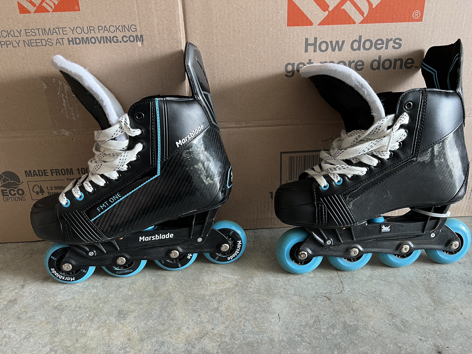 Senior Verbero Regular Width Size 9.5 Marsblade FMT ONE Hockey Skates SidelineSwap