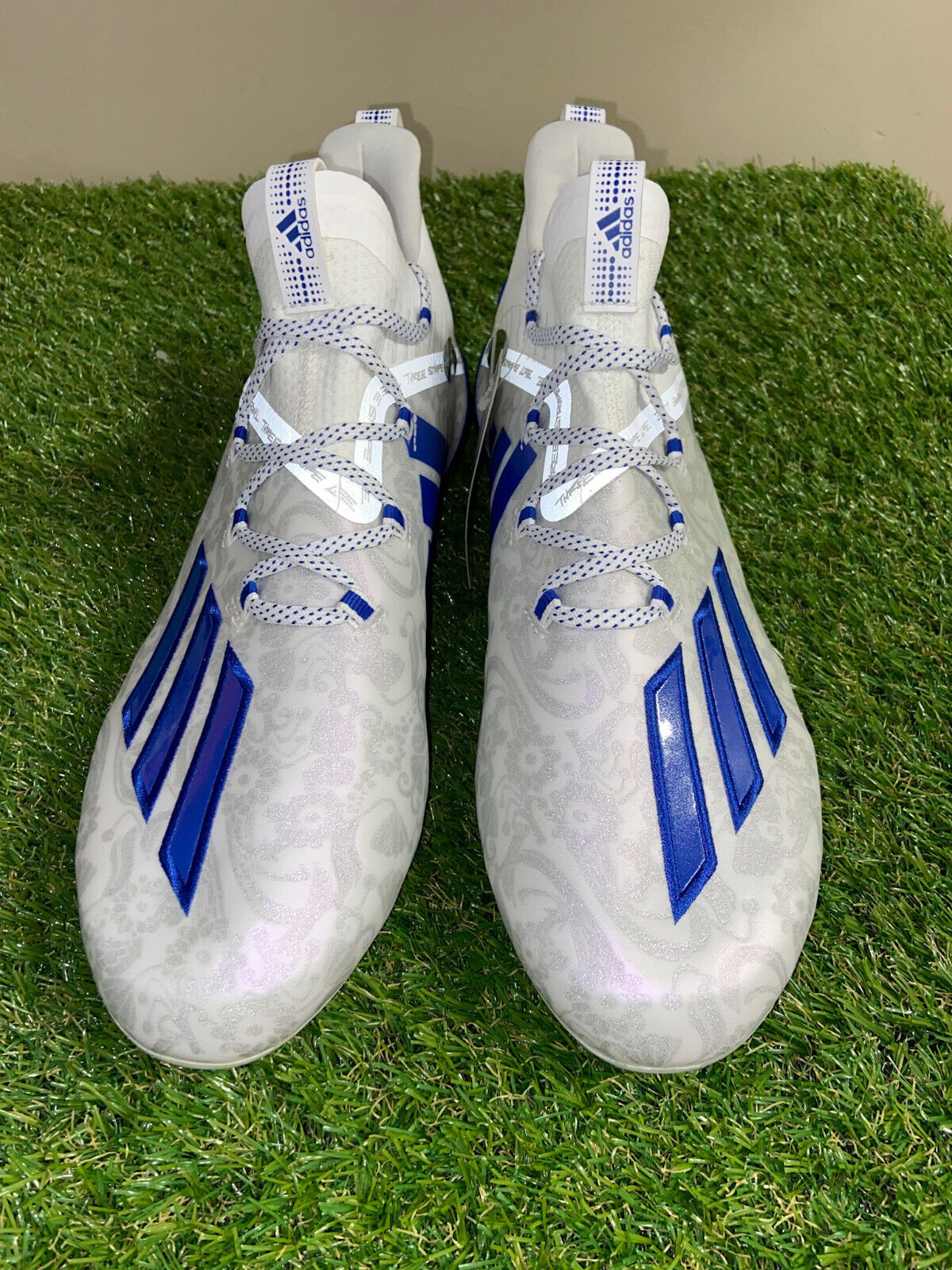 グローブ ADIDAS ADIZERO REIGN YING YANG 27.0 Adidas Adizero Young King New Reign White Football Cleats