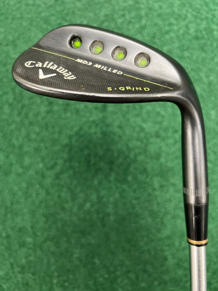 Callaway MD3 Matte Black Wedge 56°10 SGrind Sand Wedge KBS Tour