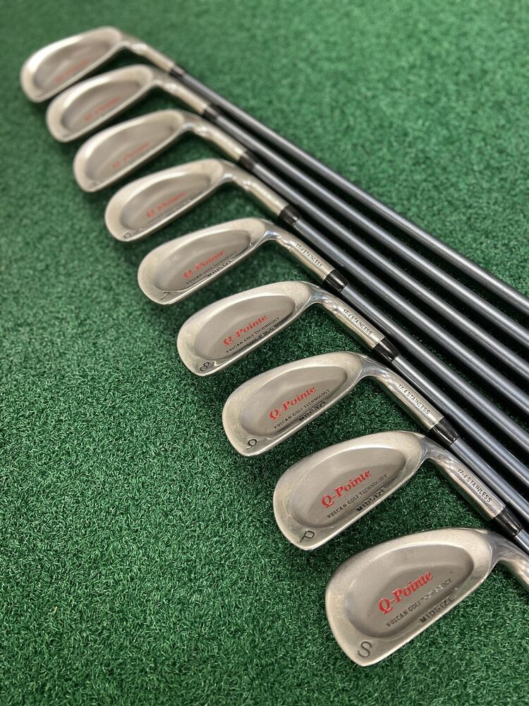 Vulcan Golf QPointe Iron Set 3SW Vulcan Ladies Graphite Shafts Womens