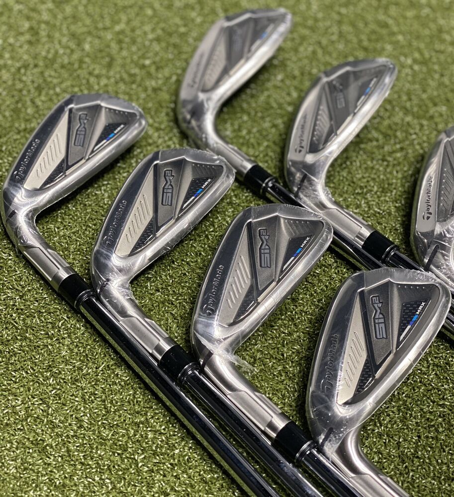 TaylorMade SIM2 MAX Iron Set 5AW LEFT Hand KBS MAX MT Stiff SFlex New 85261 SidelineSwap