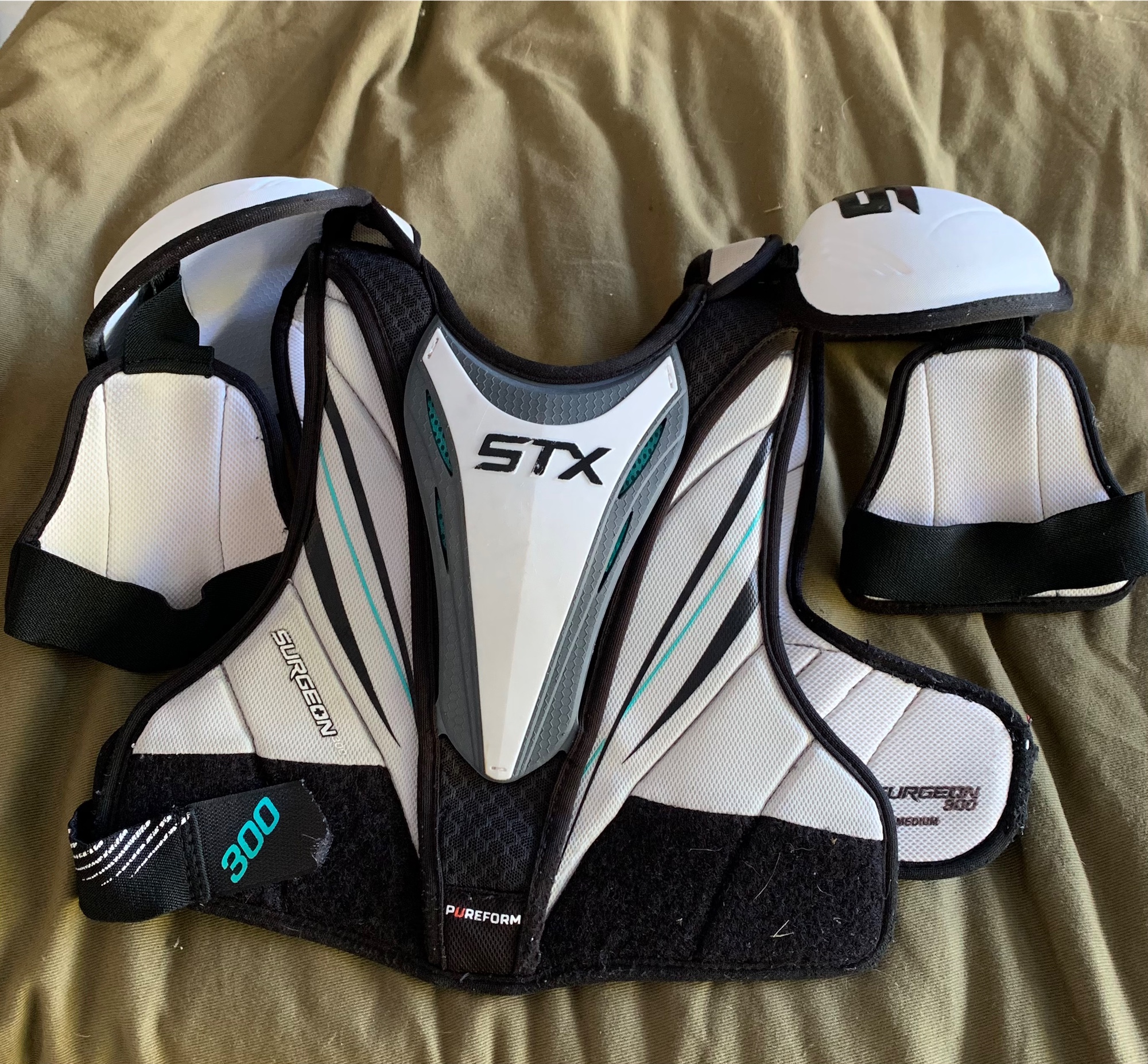 Junior Medium STX Shoulder Pads SidelineSwap
