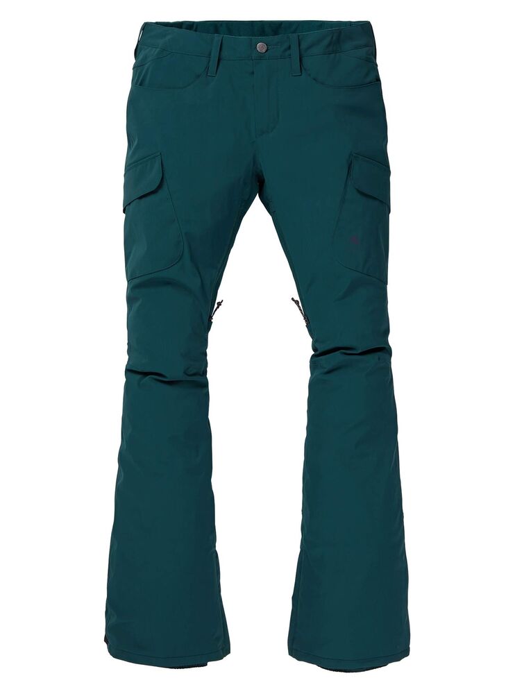 Burton Gloria GoreTex Short Snowboard Pants Womens Ponderosa Pine
