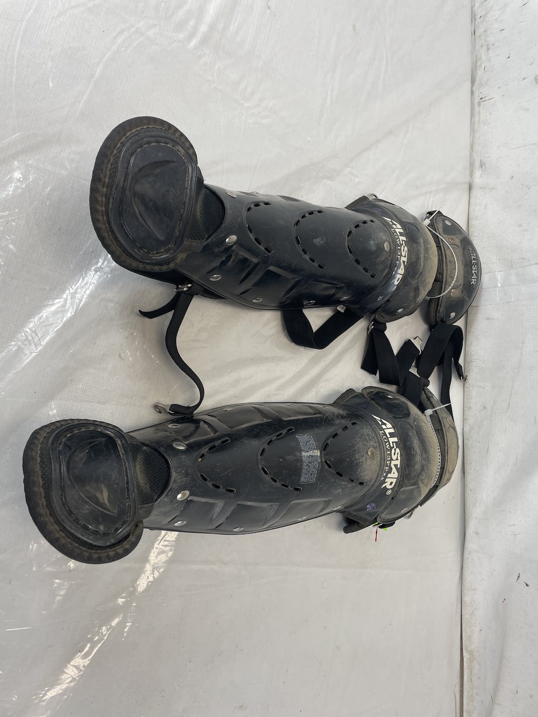 Used Allstar Lgw13fp Youth Softball Catcher's Leg Guards SidelineSwap