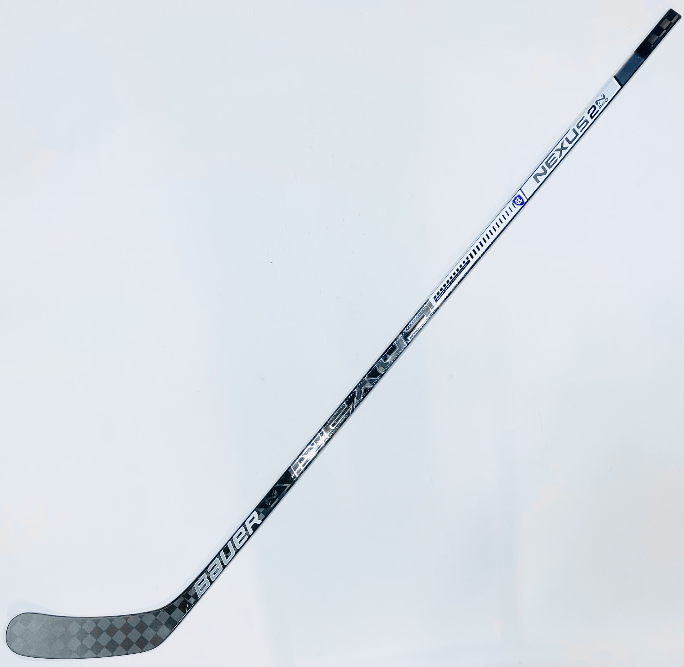 New 2 Pack Custom White Bauer Nexus 2N Pro Hockey SticksRHP92M70