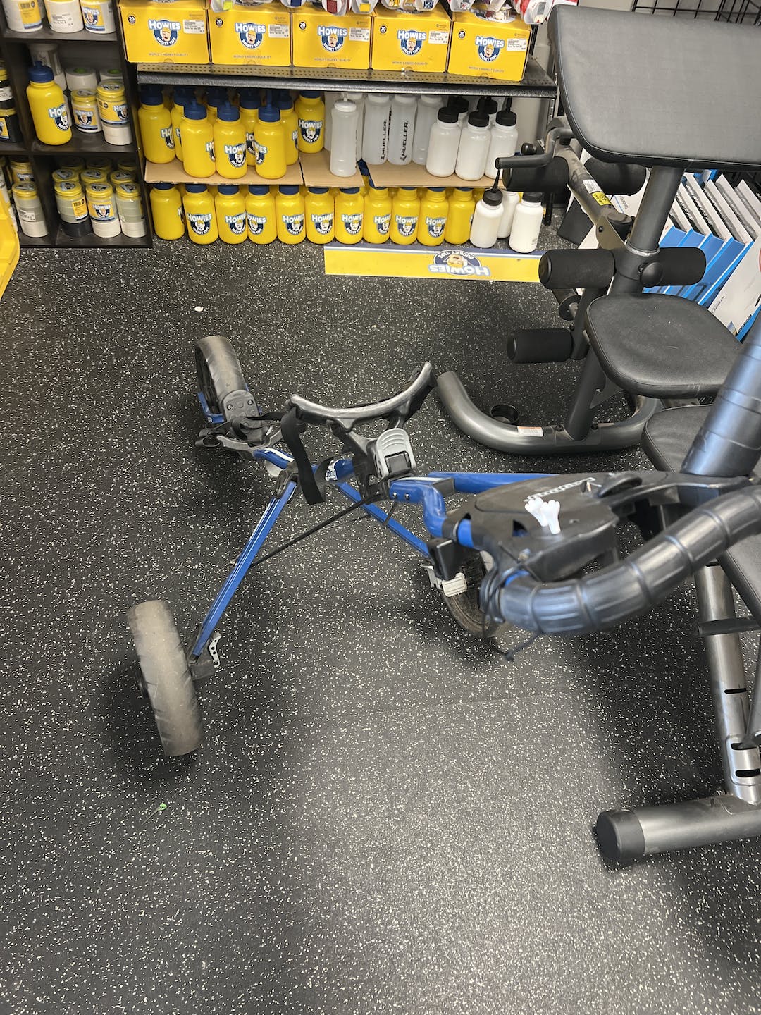 Used Bag Boy 3 Wheel Sidekick Cart 3 Wheel Aluminum Golf Carts