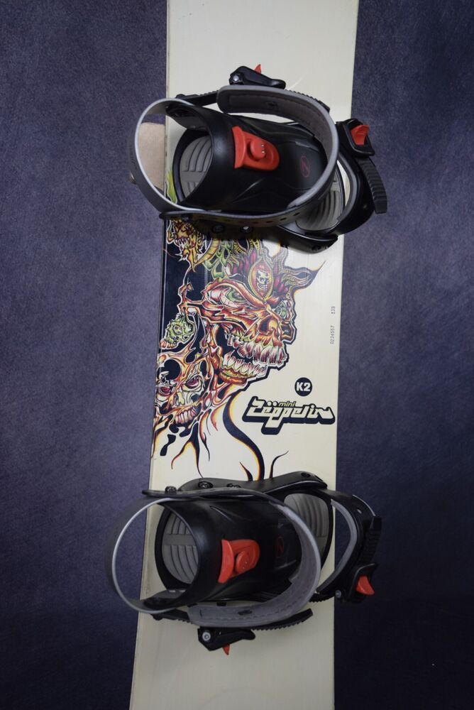 K2 MINI ZEPPELIN SNOWBOARD SIZE 138 CM WITH LAMAR MEDIUM BINDINGS