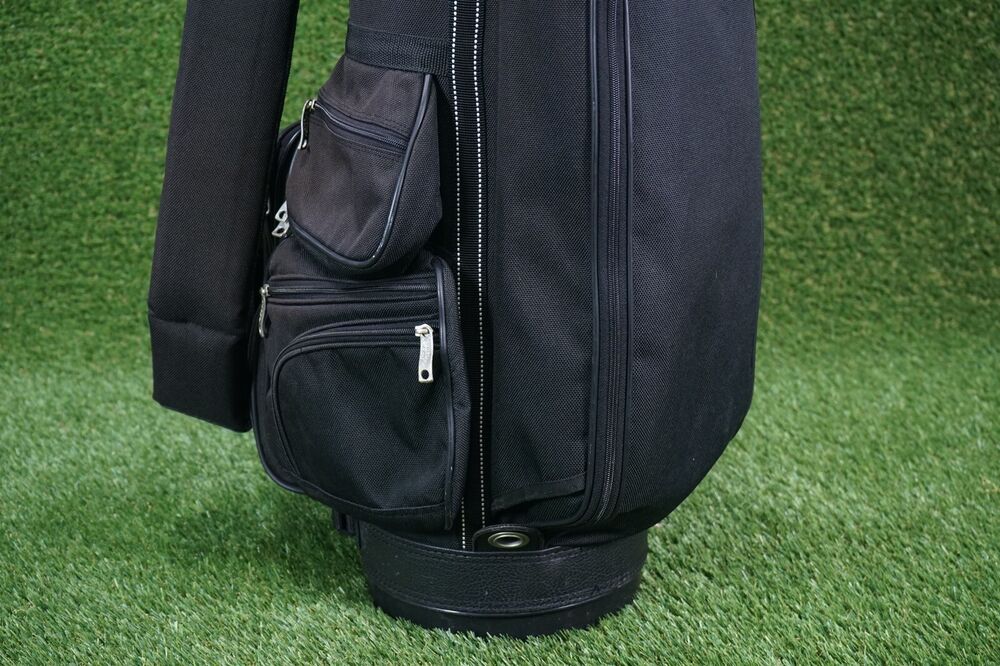 CALLAWAY HAWKEYE 6WAY DIVIDER GOLF CART BAG W/ HAWAII CLUB LOGO, BLACK