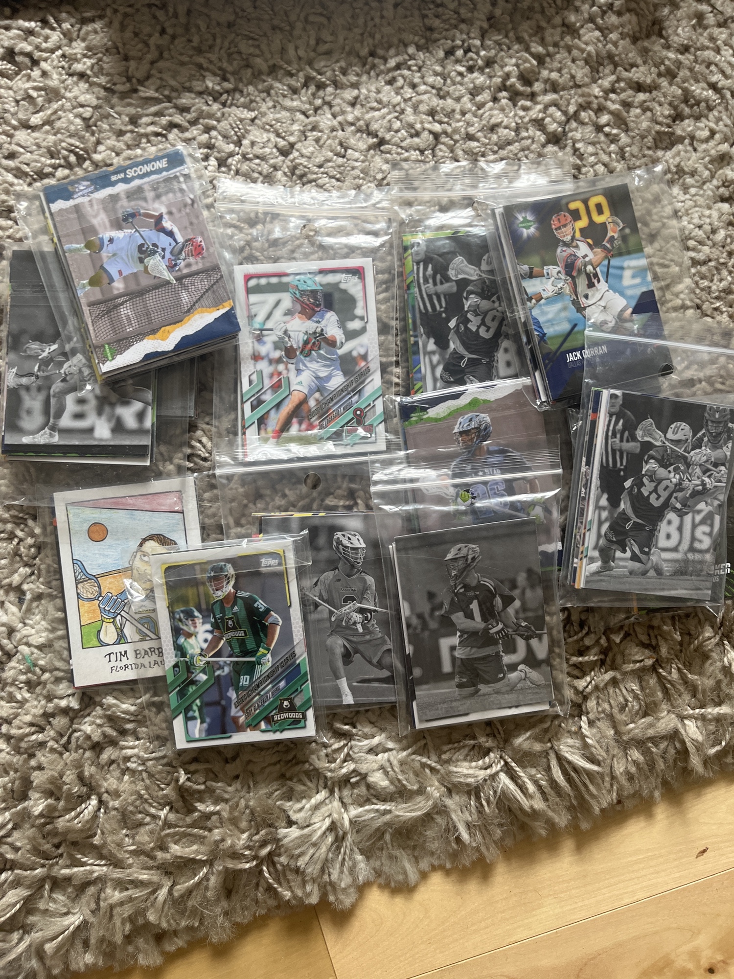 14 lacrosse trading card packs. SidelineSwap