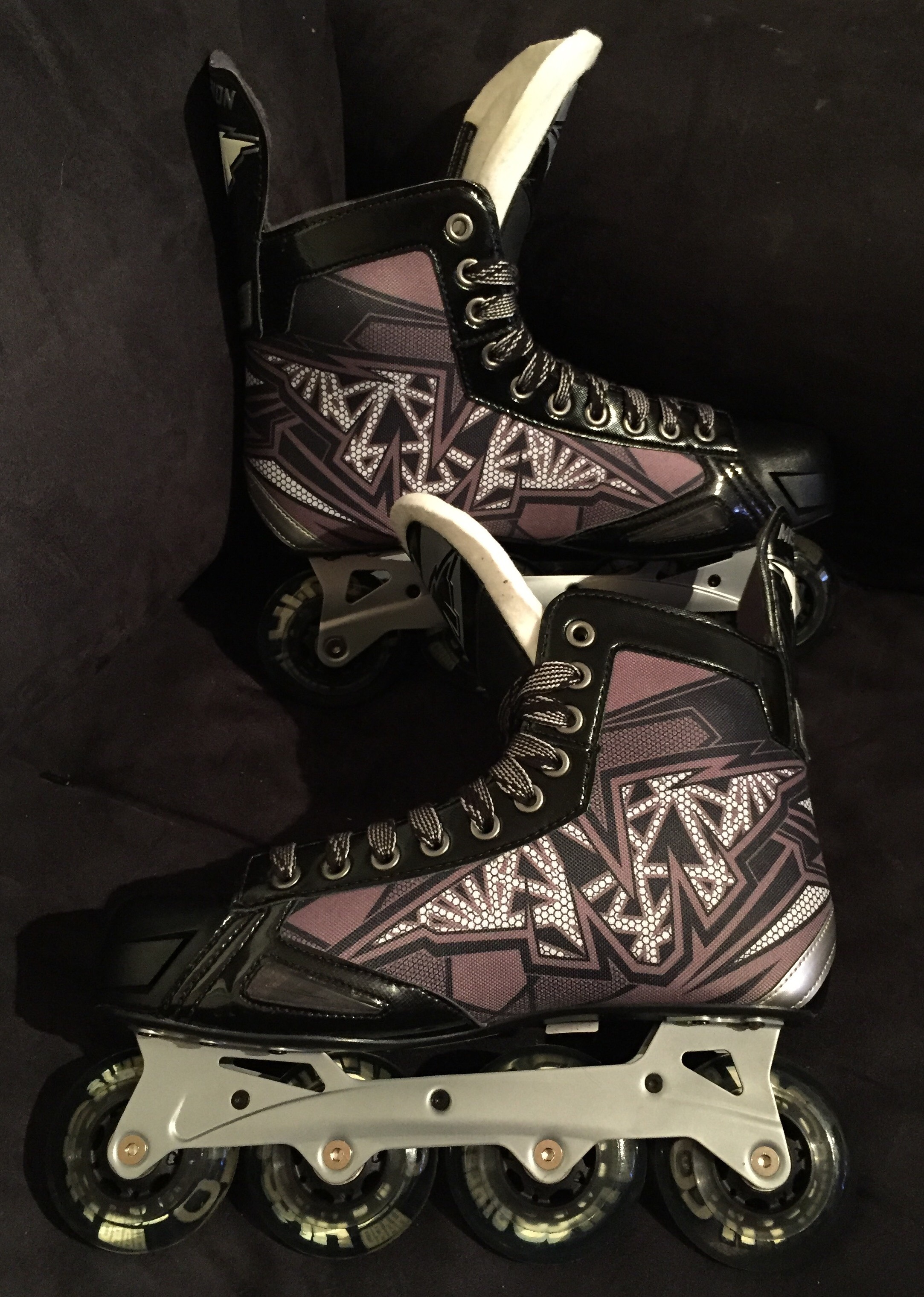 New Mission Inhaler NLS6 Inline Hockey Skates Size 10E SidelineSwap
