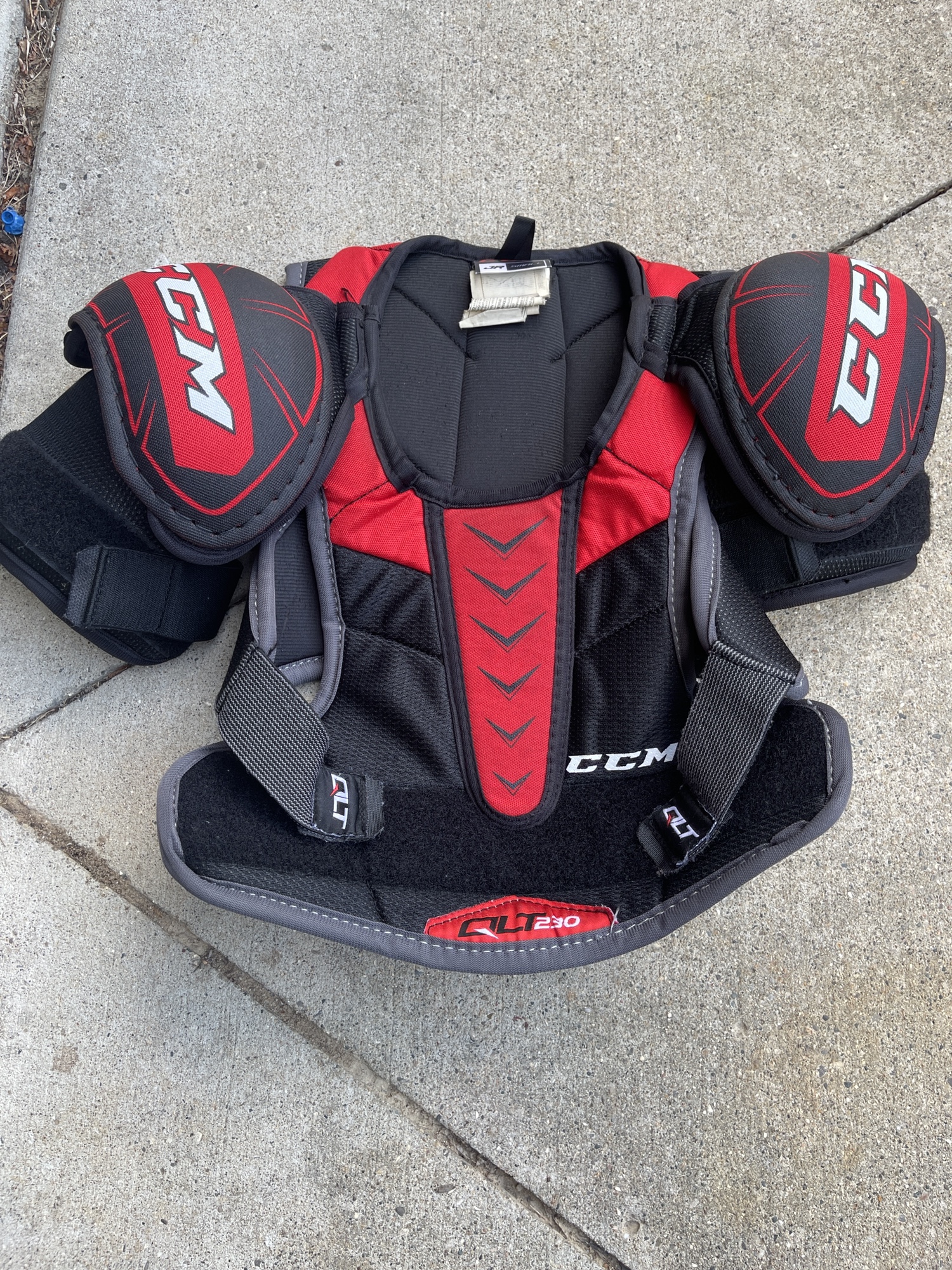 Used Small CCM QuickLite 230 Shoulder Pads SidelineSwap
