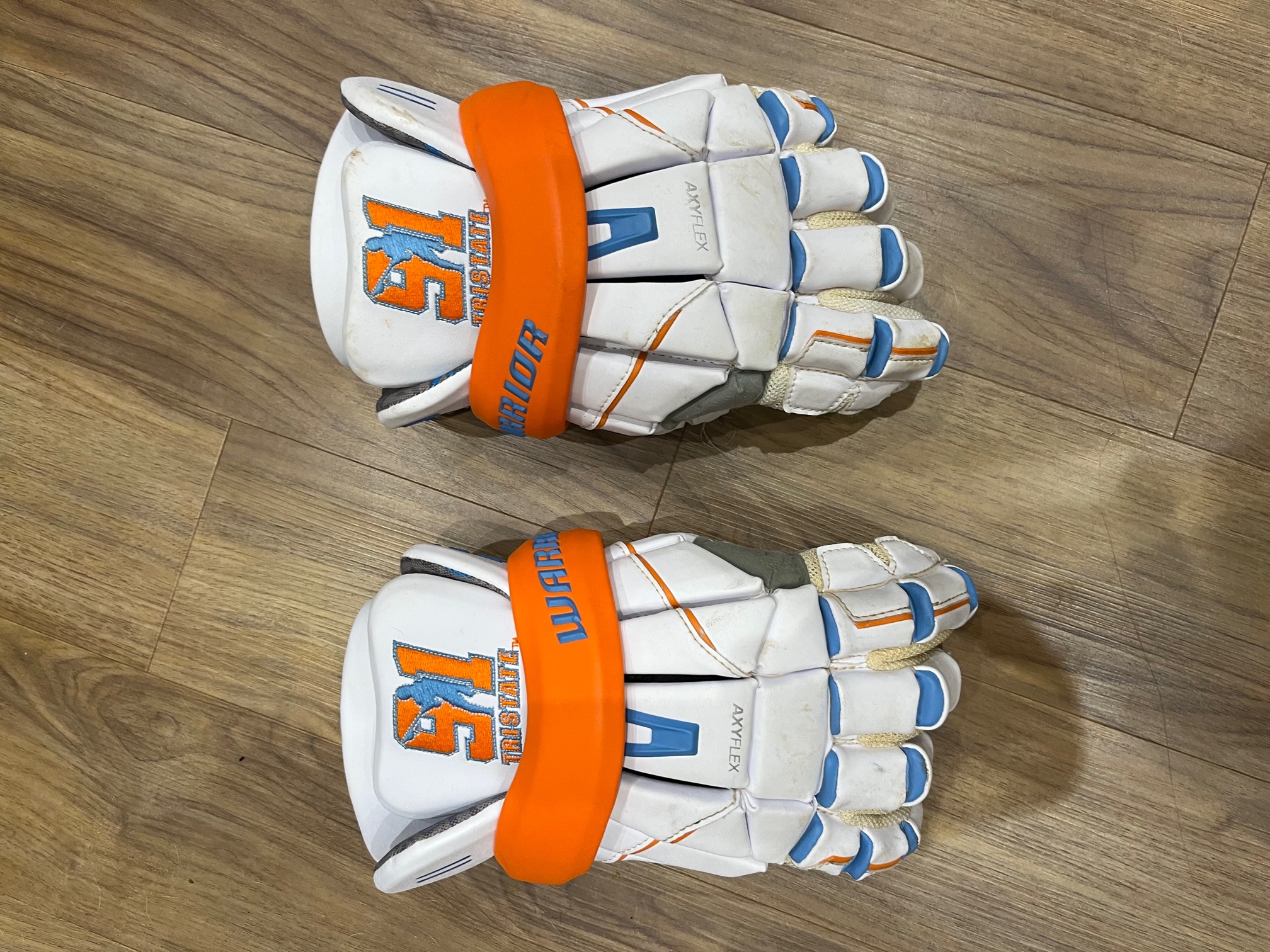 Used Warrior EVO QX Lacrosse Gloves Size XL SidelineSwap